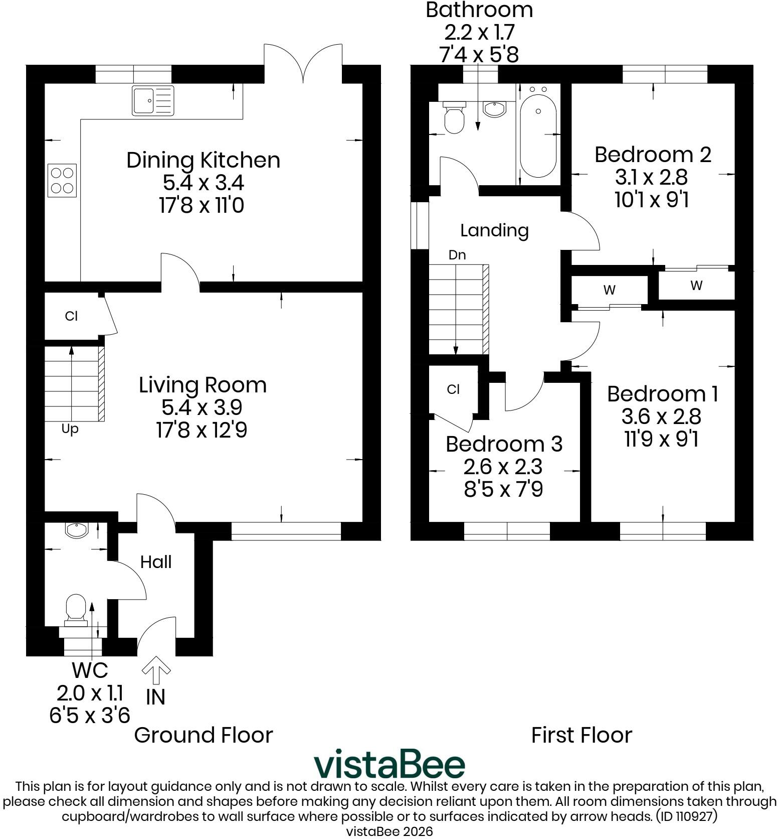Jackson Crescent, GLASGOW, Lanarkshire, G69 floorplan