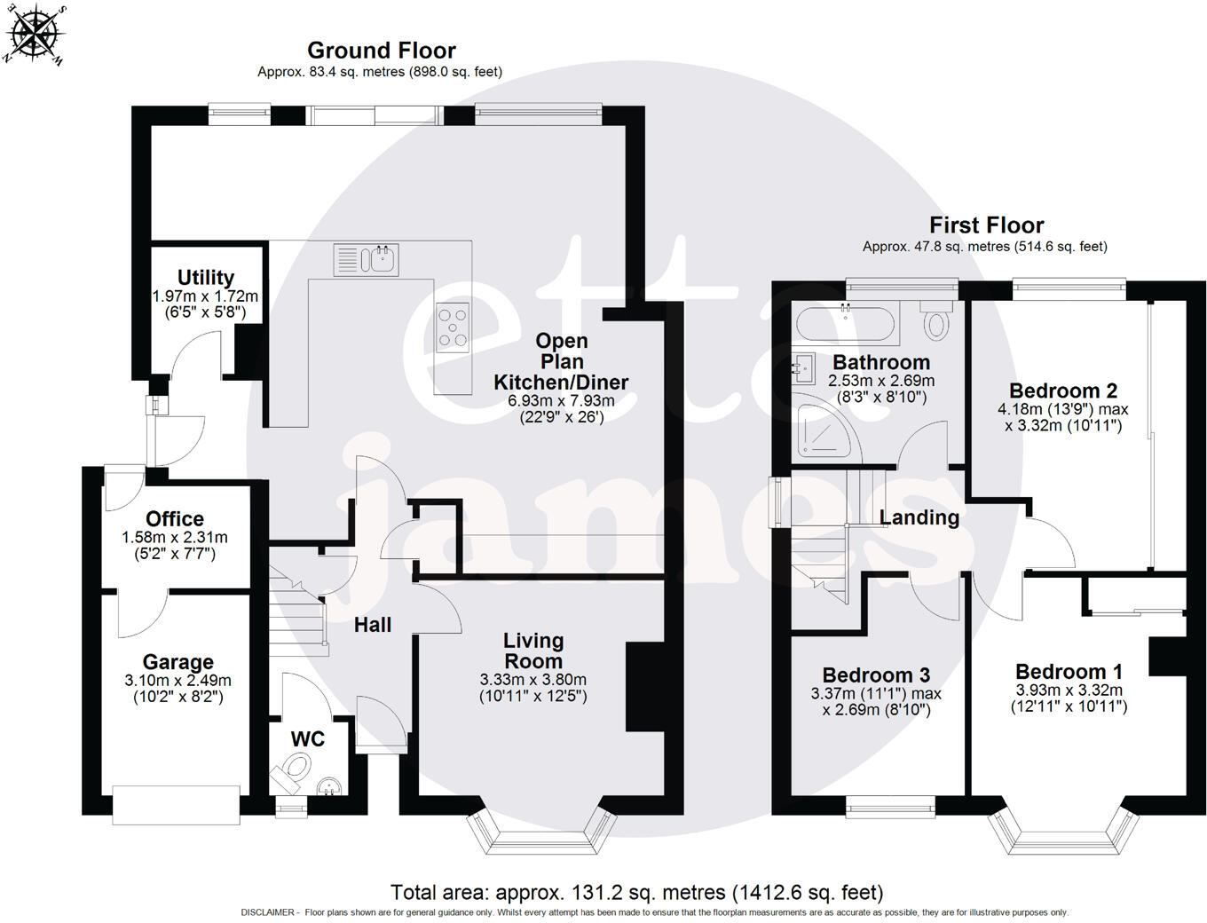 Stirling Avenue, Leamington Spa floorplan