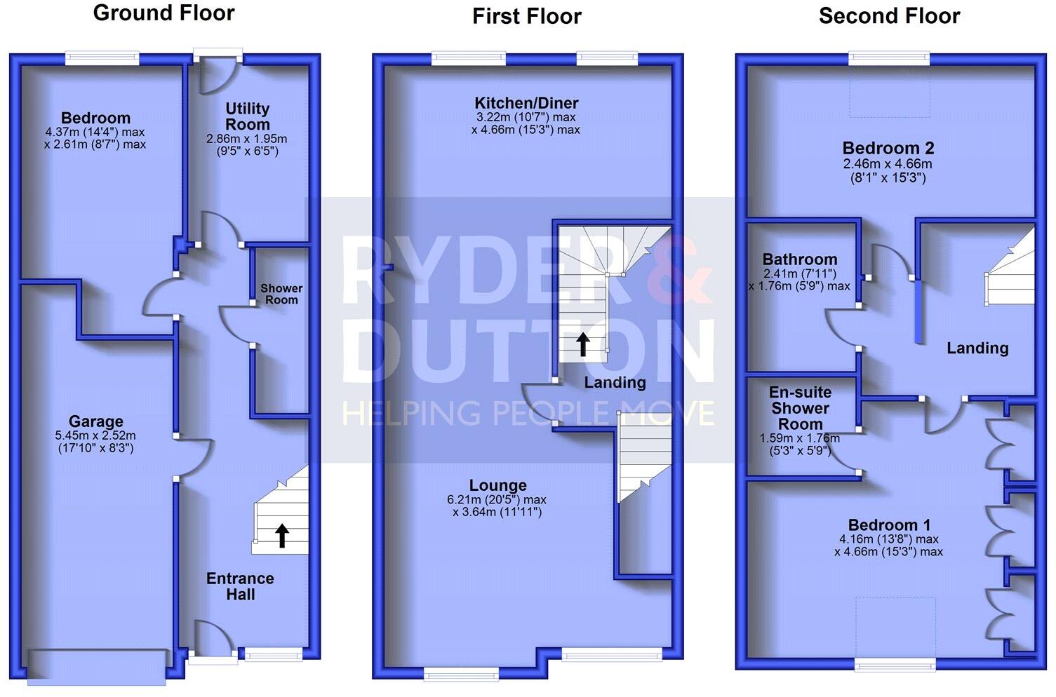 Tamewater Court, Dobcross, OL3 floorplan