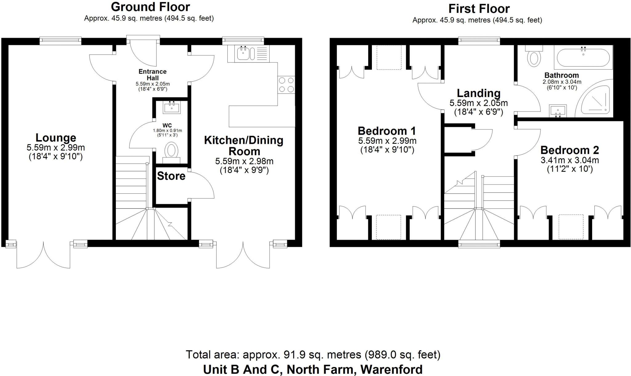 Plot 3, North Farm Steading, Warenford, Belford, Northumberland floorplan
