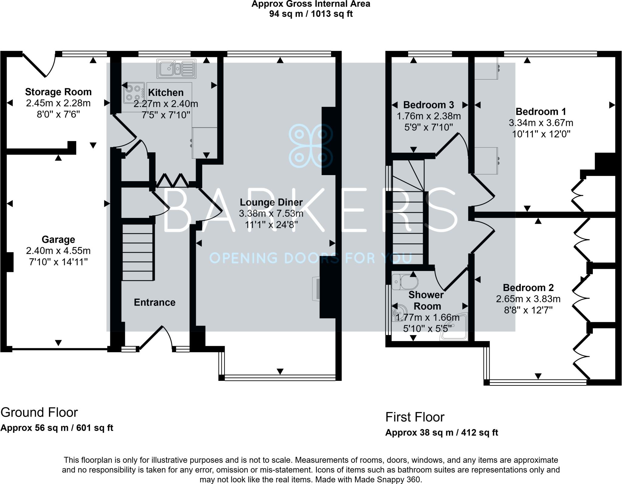 Kingsley Crescent, Birkenshaw floorplan