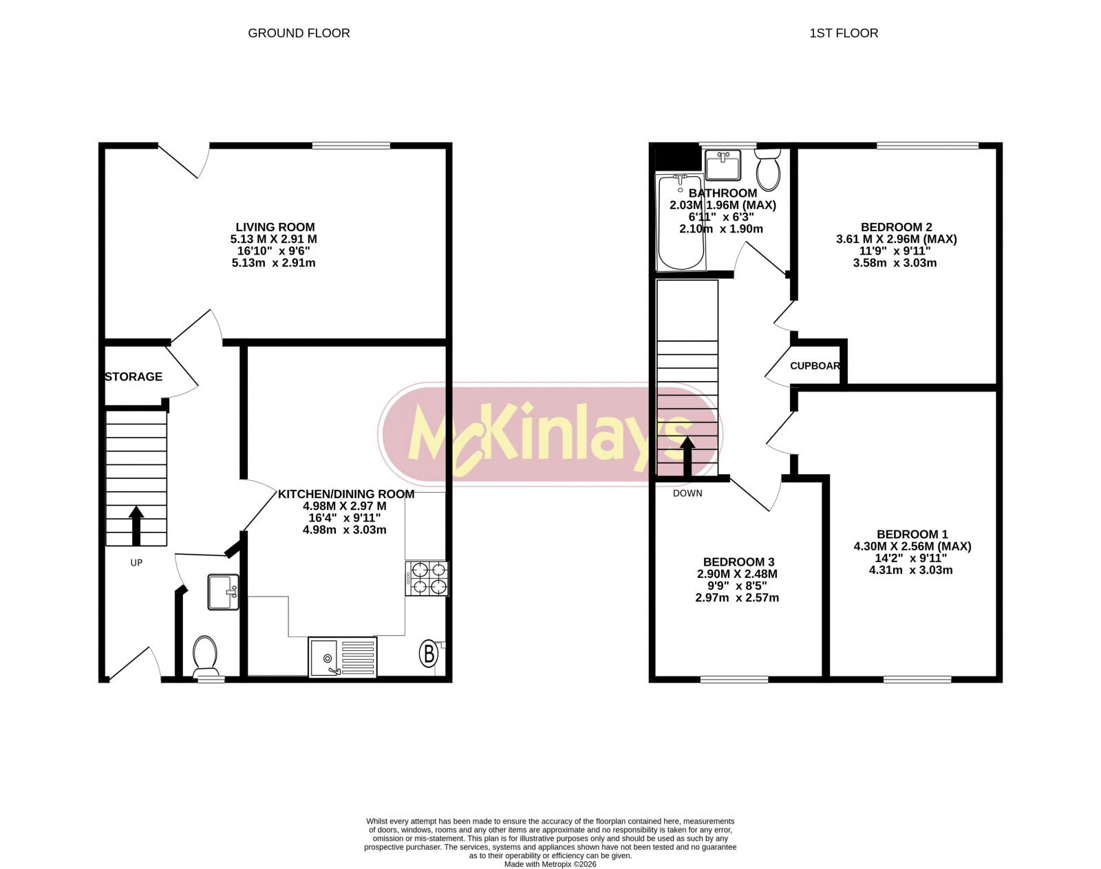 Meyer Close, Wellington, TA21 9FE floorplan