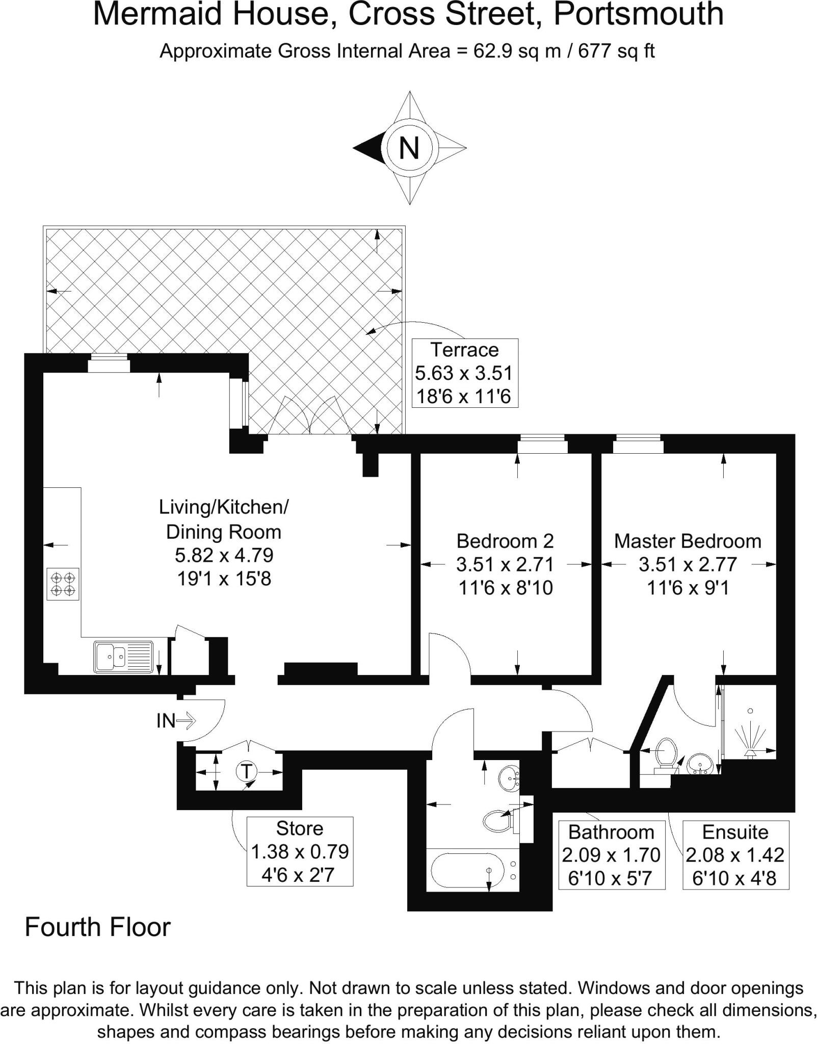 Cross Street, Portsmouth floorplan