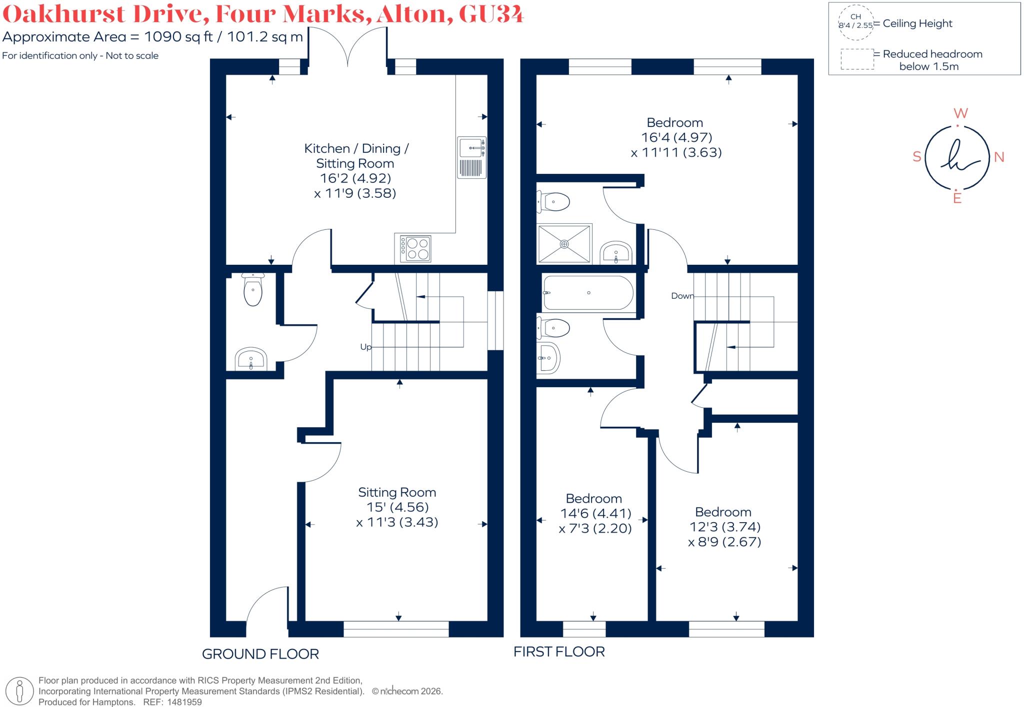 Oakhurst Drive, Four Marks, GU34 floorplan