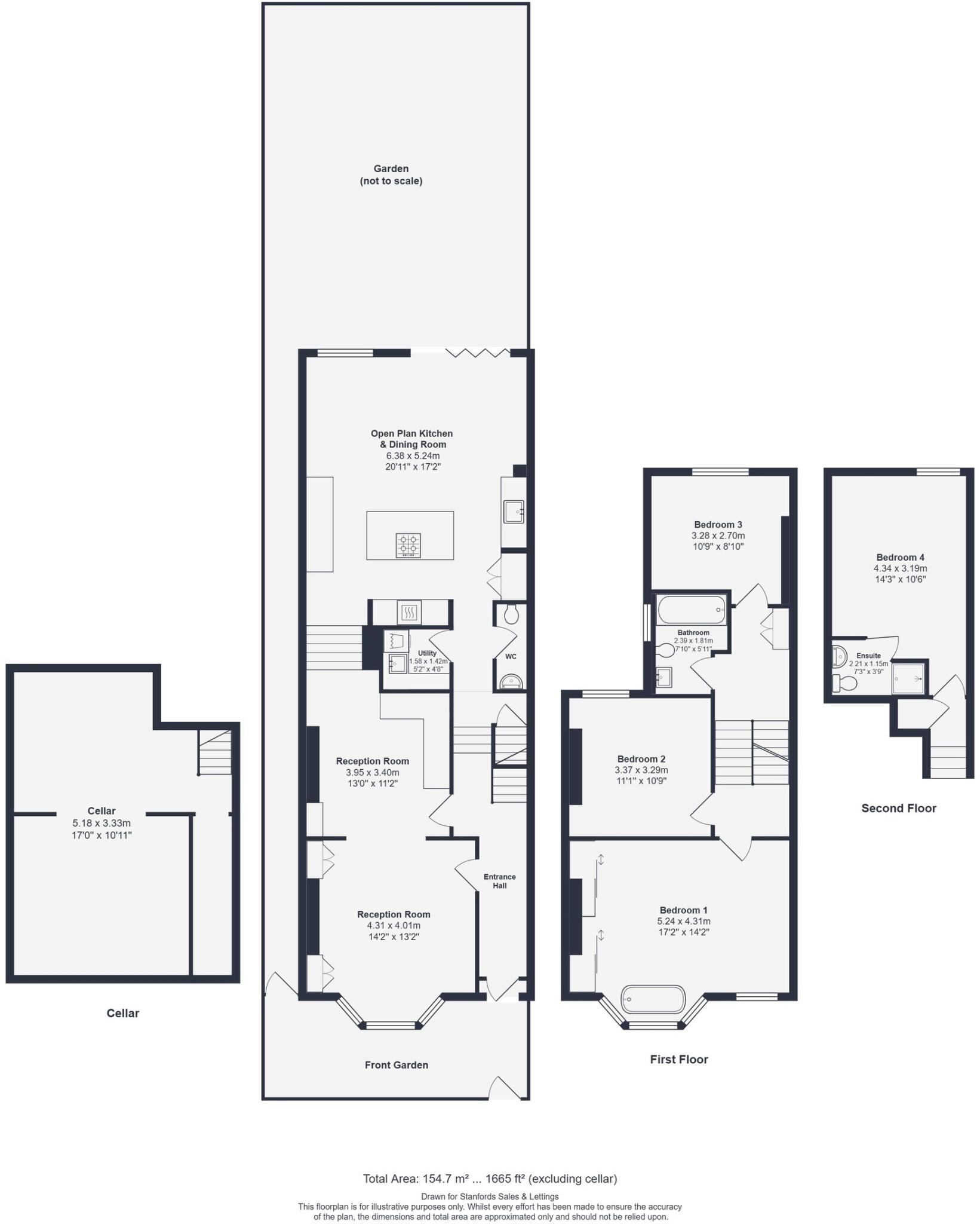 St. Swithuns Road, Hither Green, SE13 floorplan
