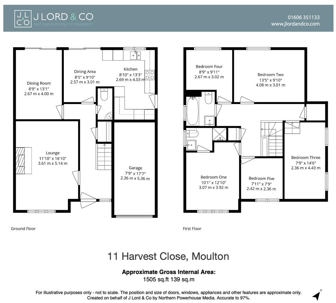 11 Harvest Close, Moulton, CW9 8PX floorplan