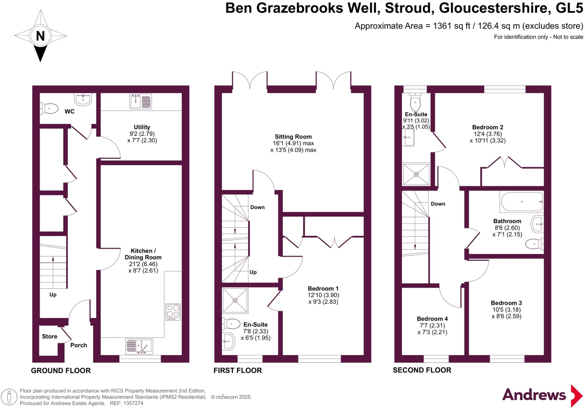 Ben Grazebrooks Well, Stroud, Gloucestershire, GL5 floorplan