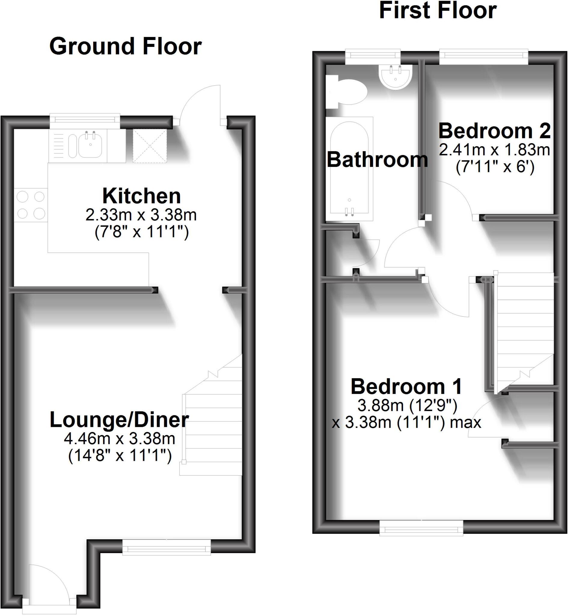 Ridgehurst Drive Horsham RH12 floorplan
