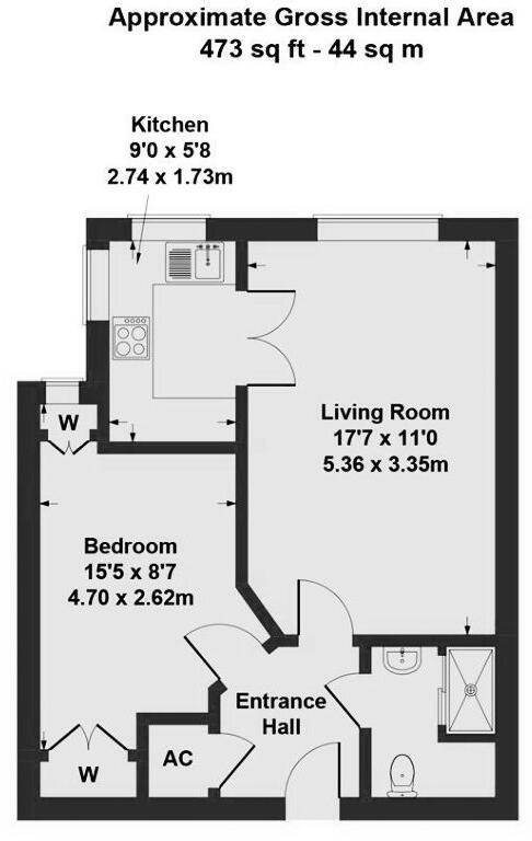 Brielen Court, Nottingham, NG12 2GB floorplan