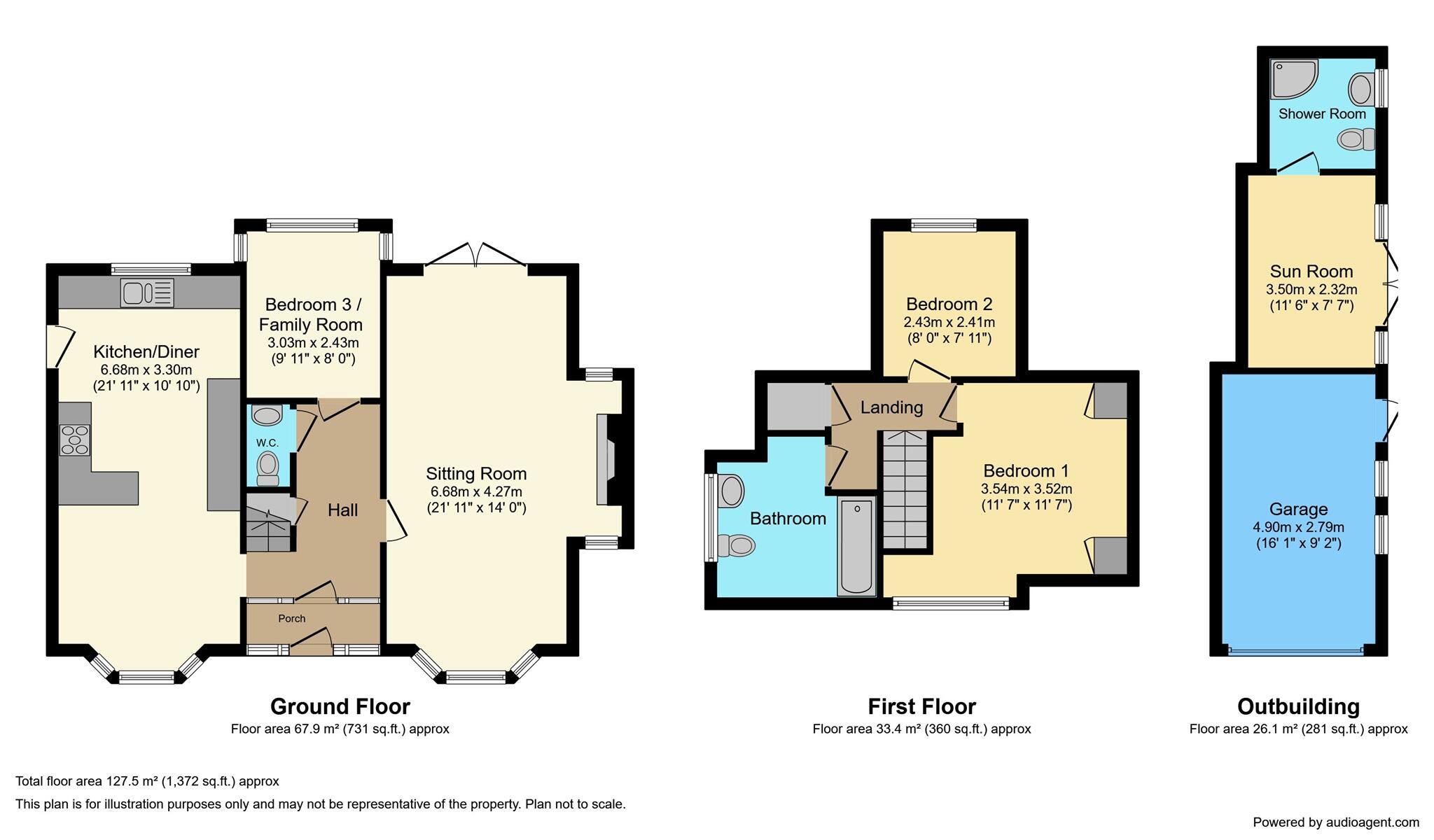 89, Worlds End Lane, Weston Turville, Aylesbury floorplan