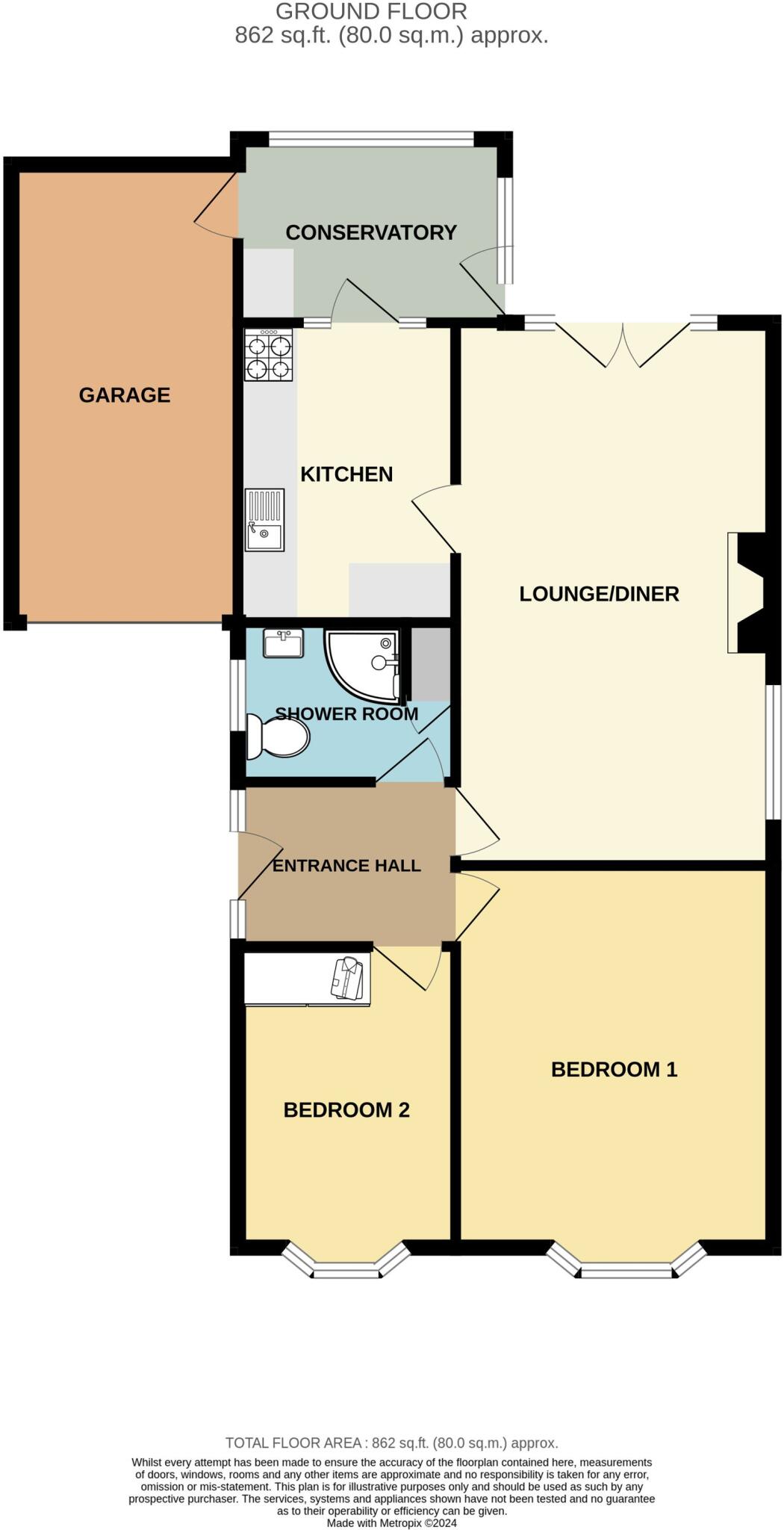 The Windrush, Shawclough, OL12 floorplan