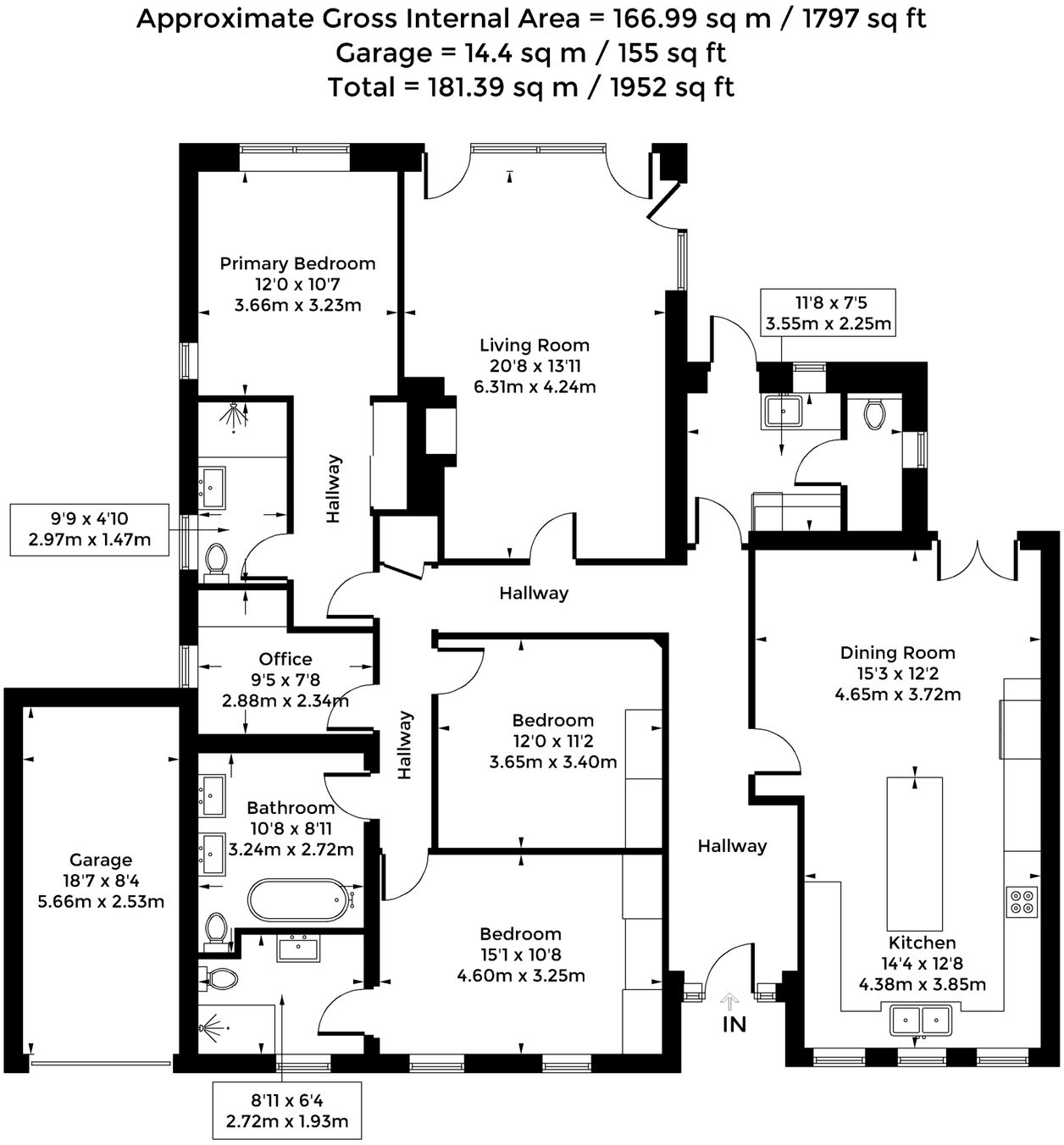 Priory Close, Horton-Cum-Studley, OX33 floorplan