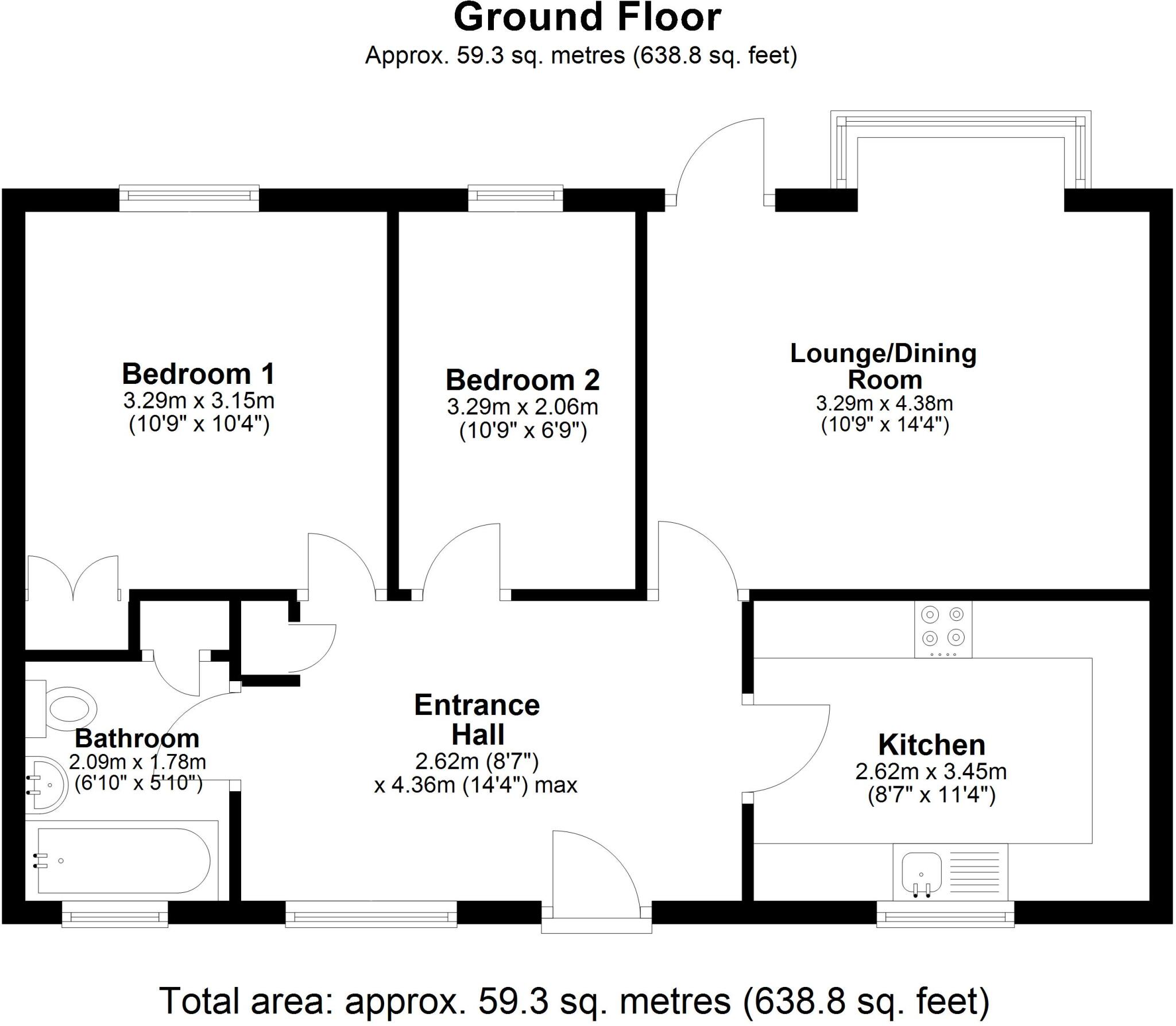 Buckingham Gate, Eaglestone, Milton Keynes floorplan