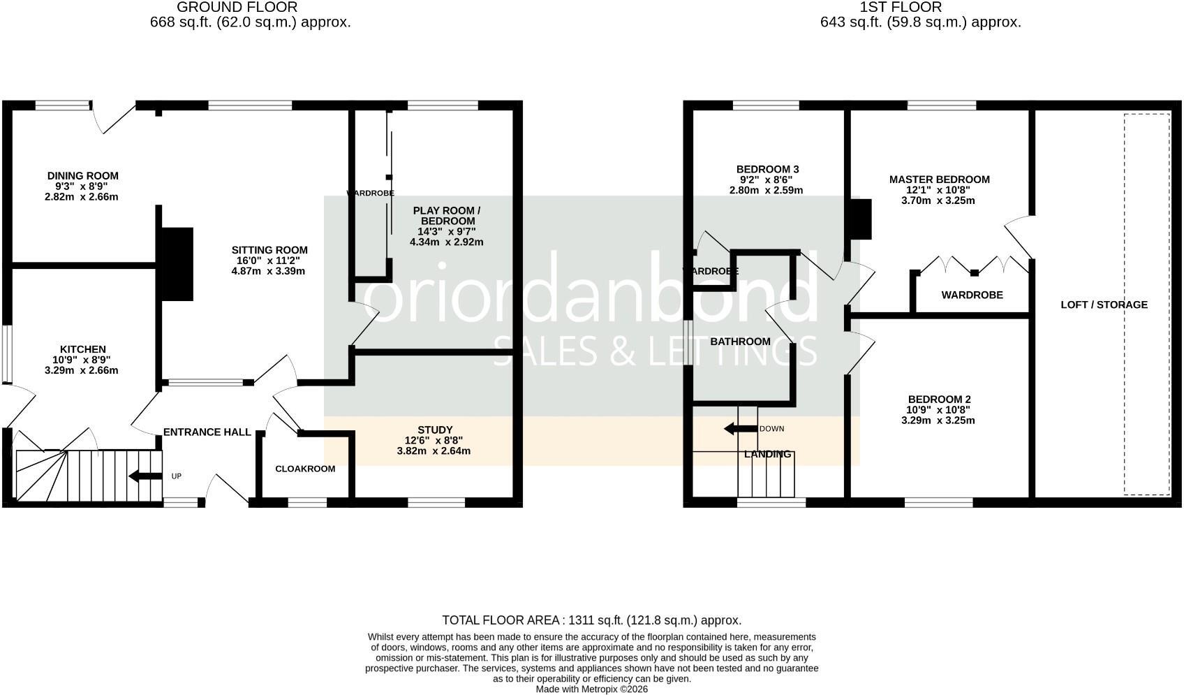 Landcross Drive, Abington Vale, Northampton NN3 floorplan