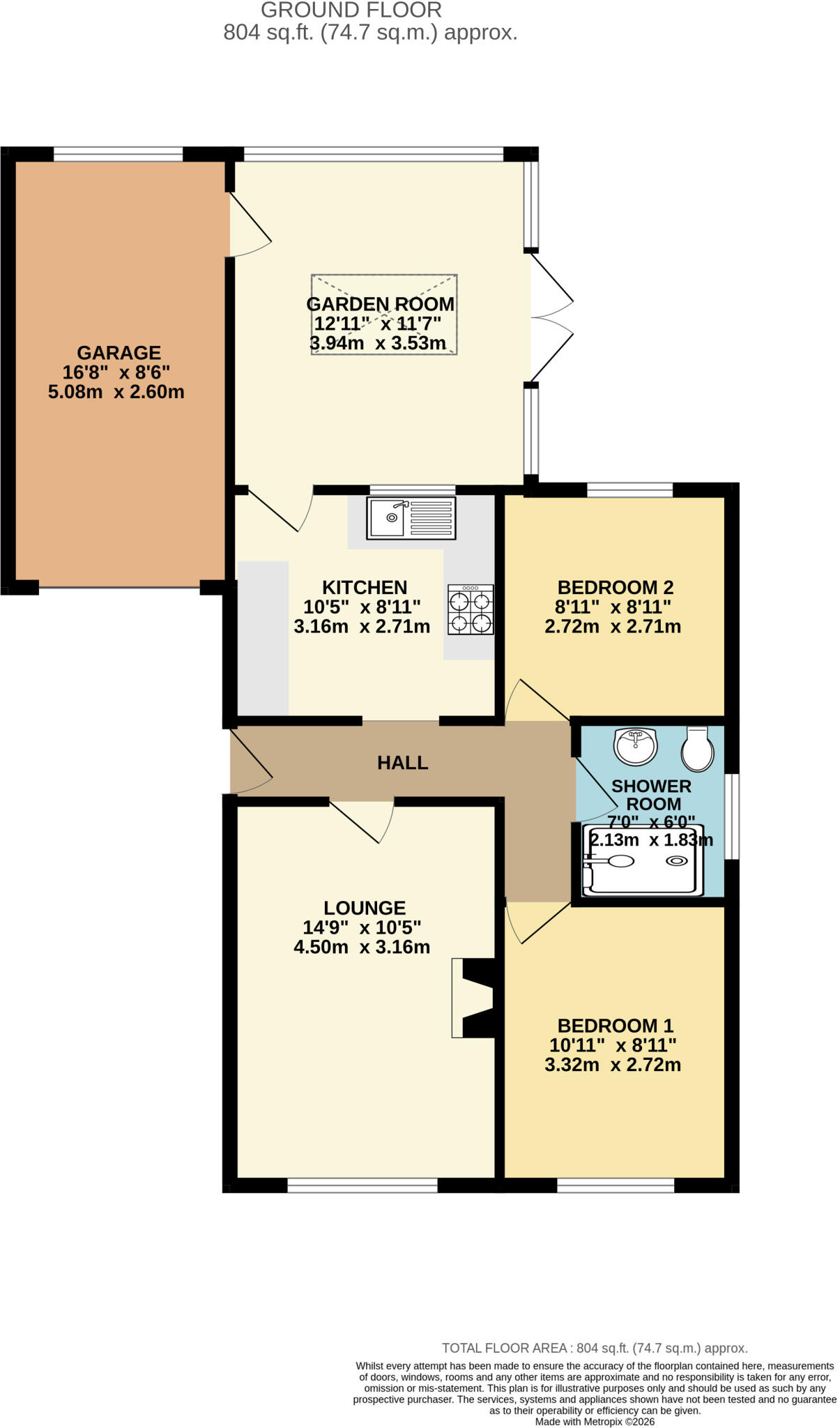 Stone Moor Road, North Hykeham, LN6 floorplan