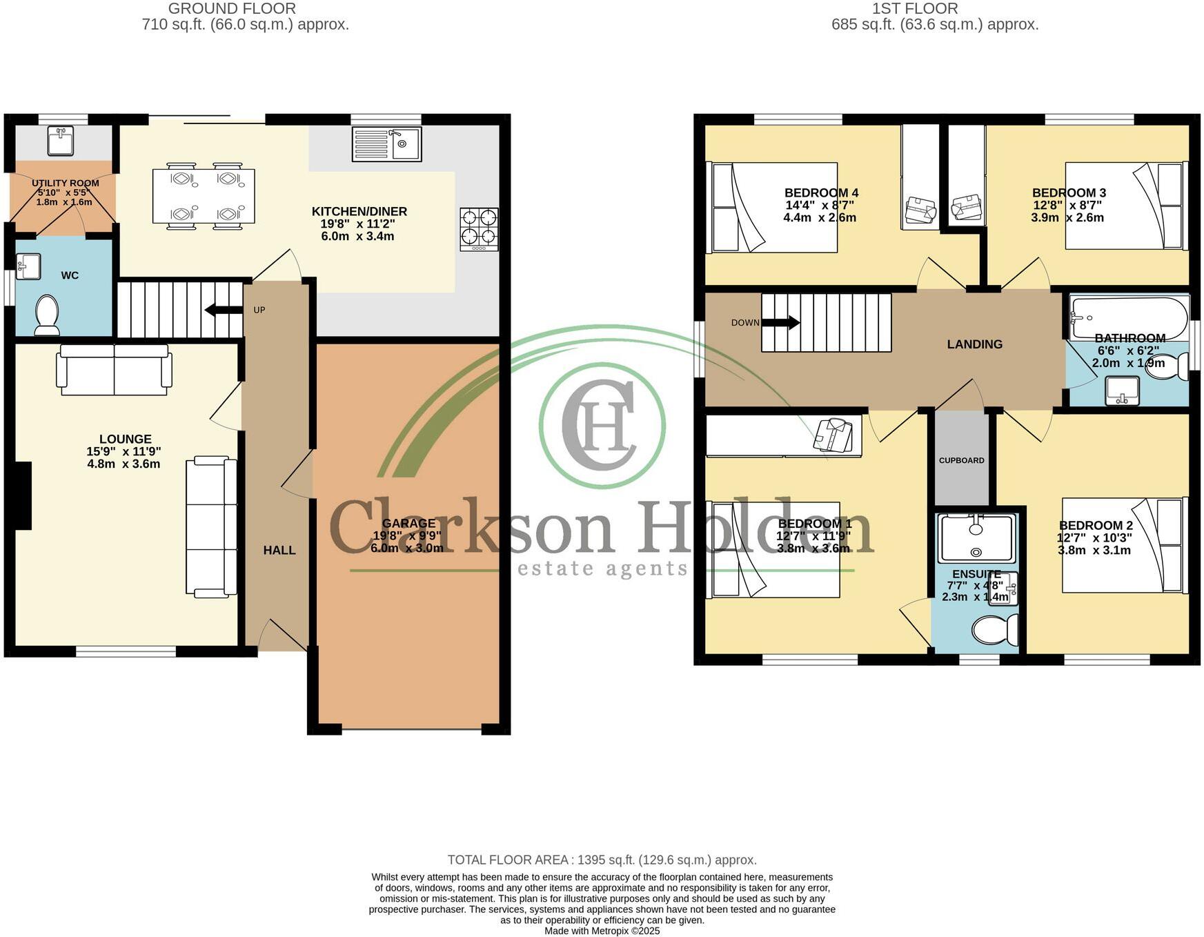 Stapleford Close, Fulwood, Preston, PR2 7BG floorplan