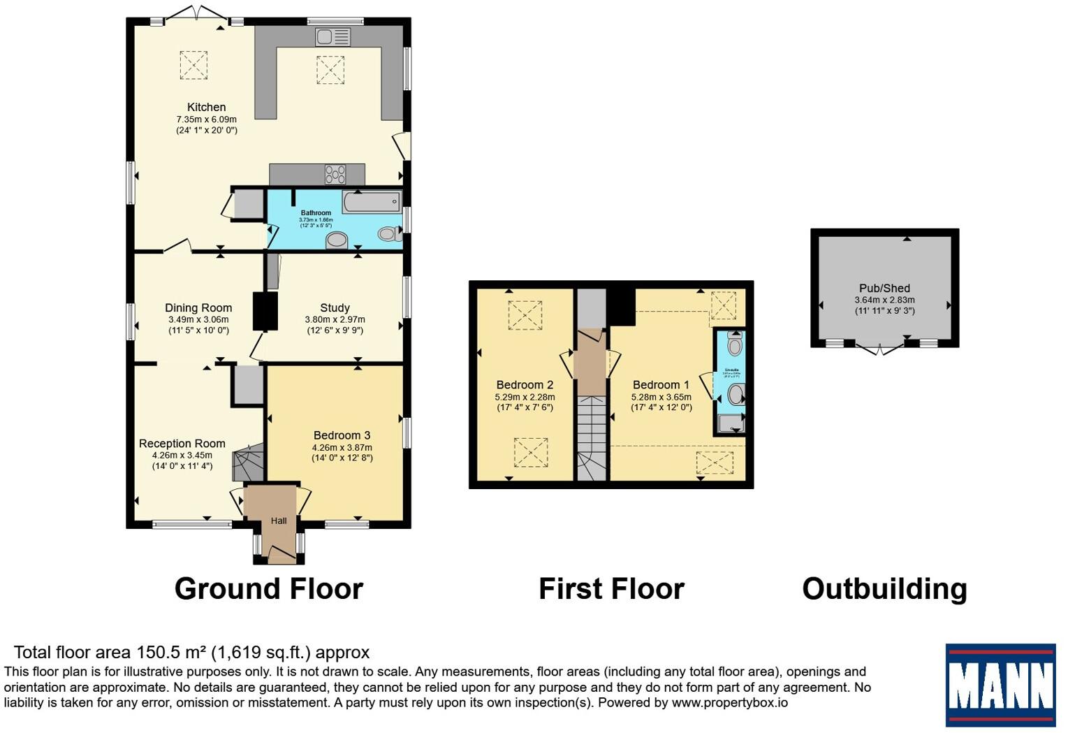 St. Williams Way, ROCHESTER, Kent, ME1 floorplan