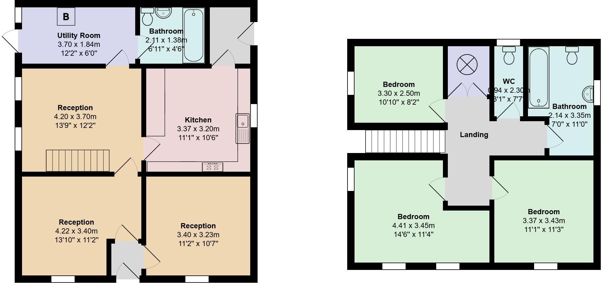 Garreg Farm, Garreg Side, Blaengarw, Bridgend floorplan
