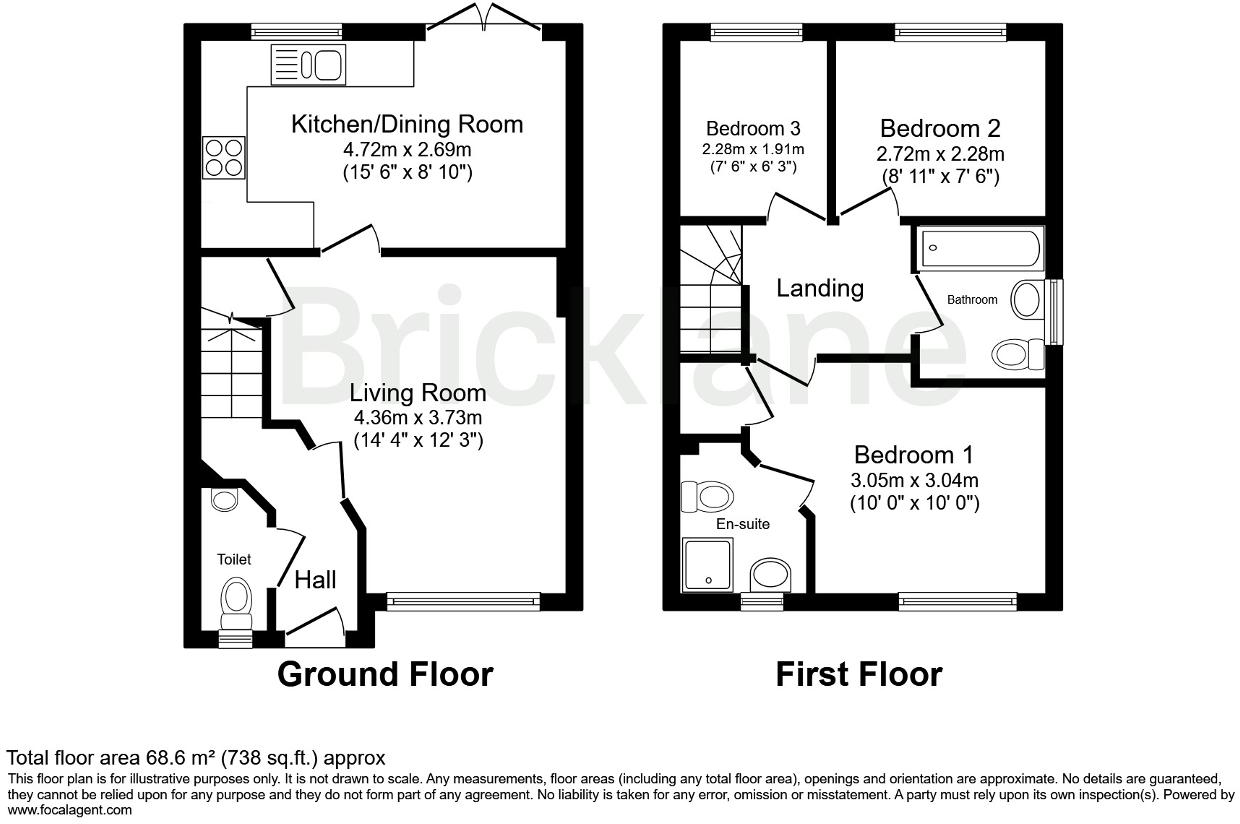 Squirrel Gardens, Rothwell, Northants, NN14 6GP floorplan
