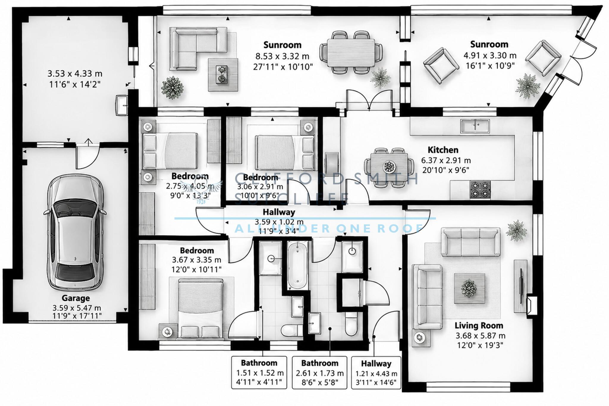 Hillcrest Avenue, Cliviger, Burnley floorplan