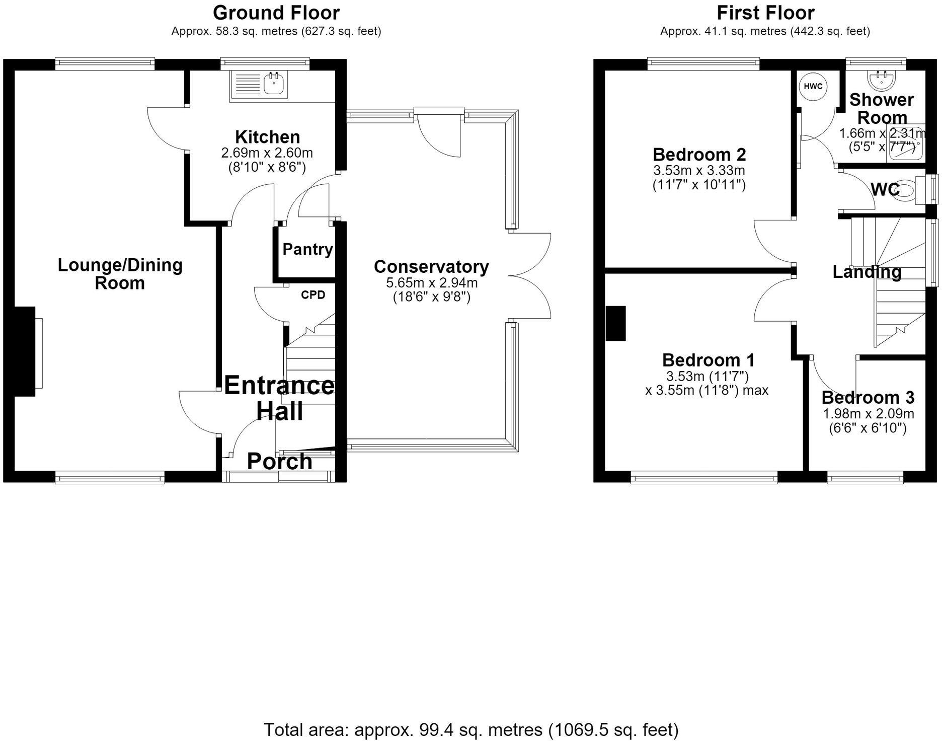 Green Park, Weaverham, CW8 floorplan