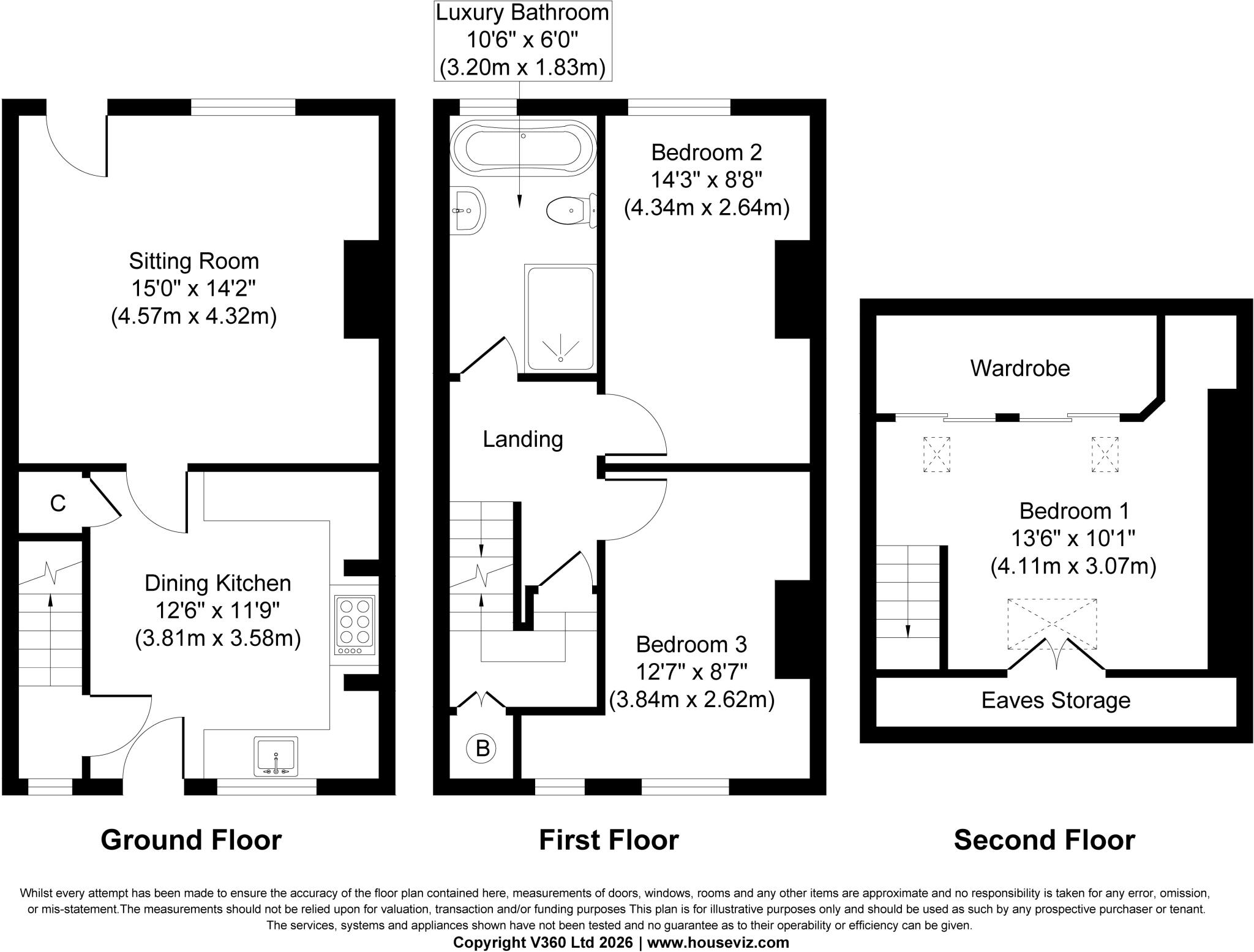 5 Gordon Street, Sutton In Craven, BD20 7EU floorplan