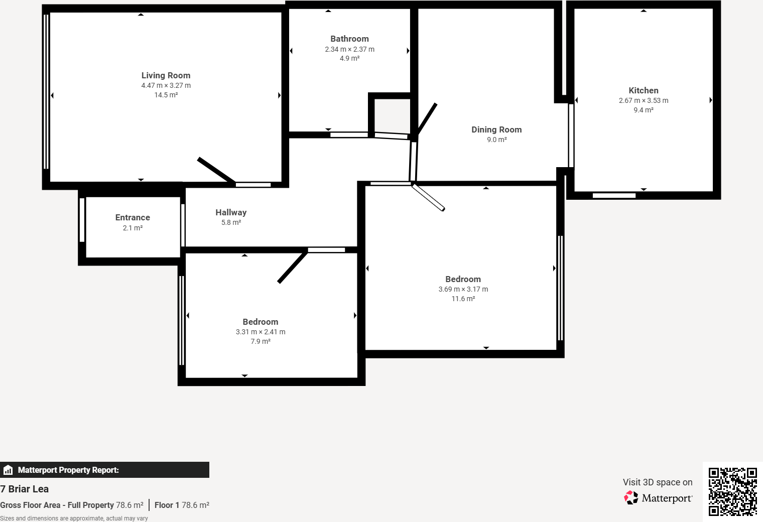 Briar Lea, Shiney Row, DH4 floorplan