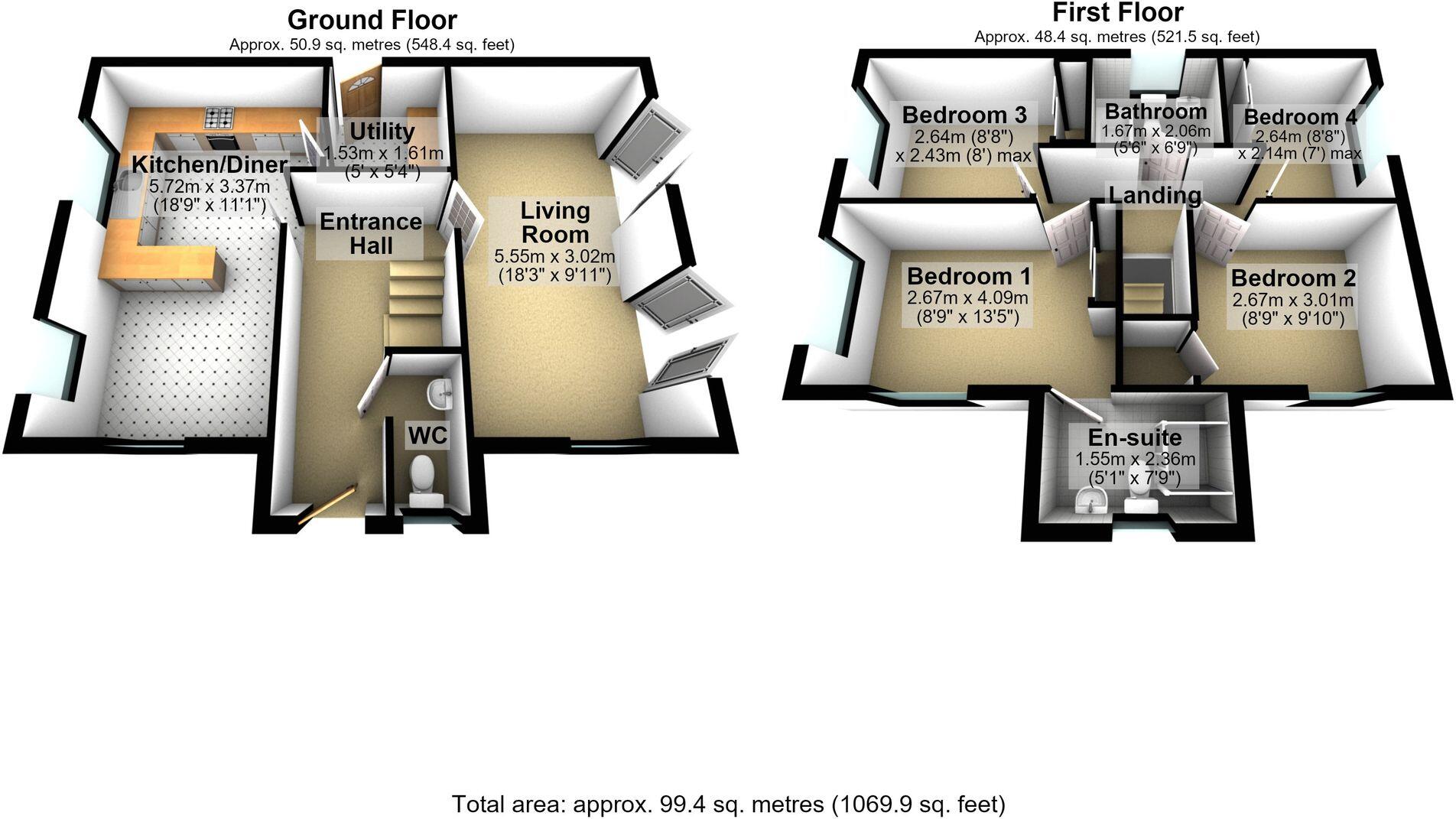 Cubitt Close, Willaston, CW5 floorplan