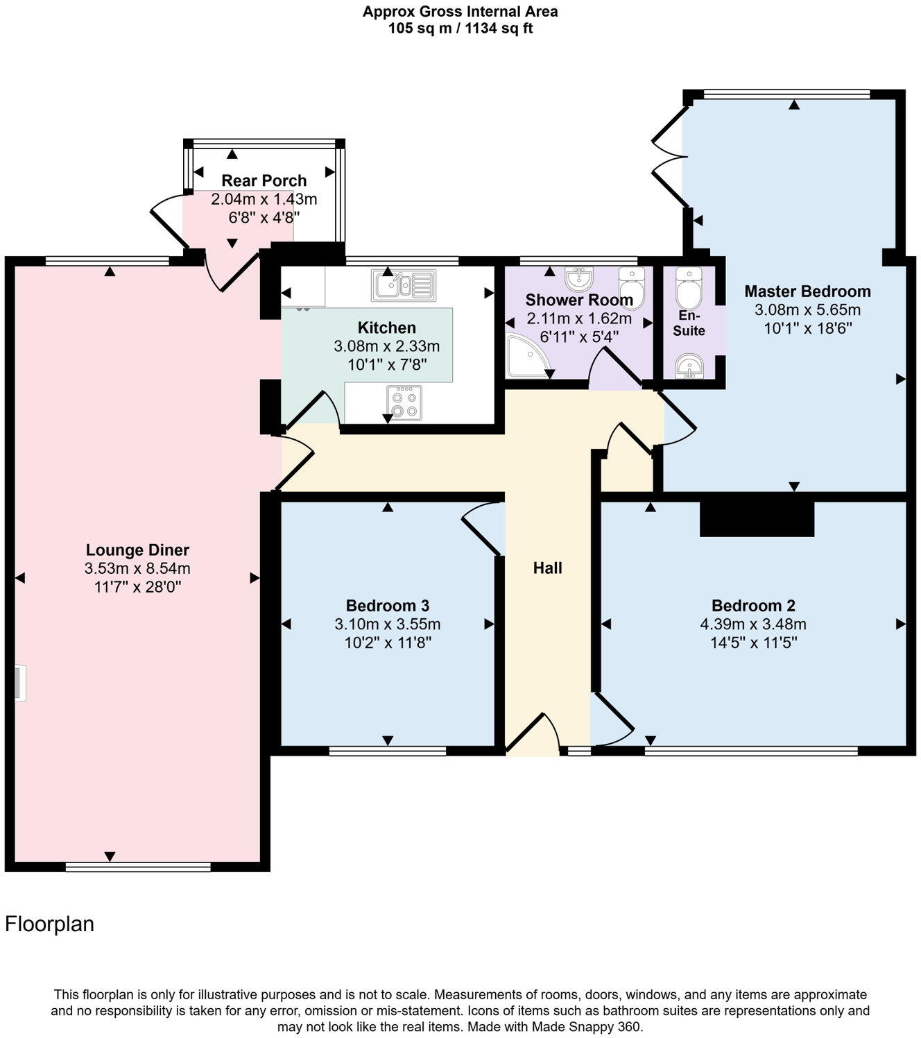 Peters Close, Elburton, Plymouth. floorplan