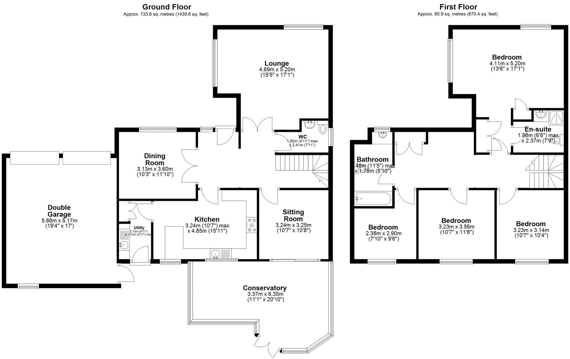 Gleggs Close, Great Boughton, CH3 floorplan