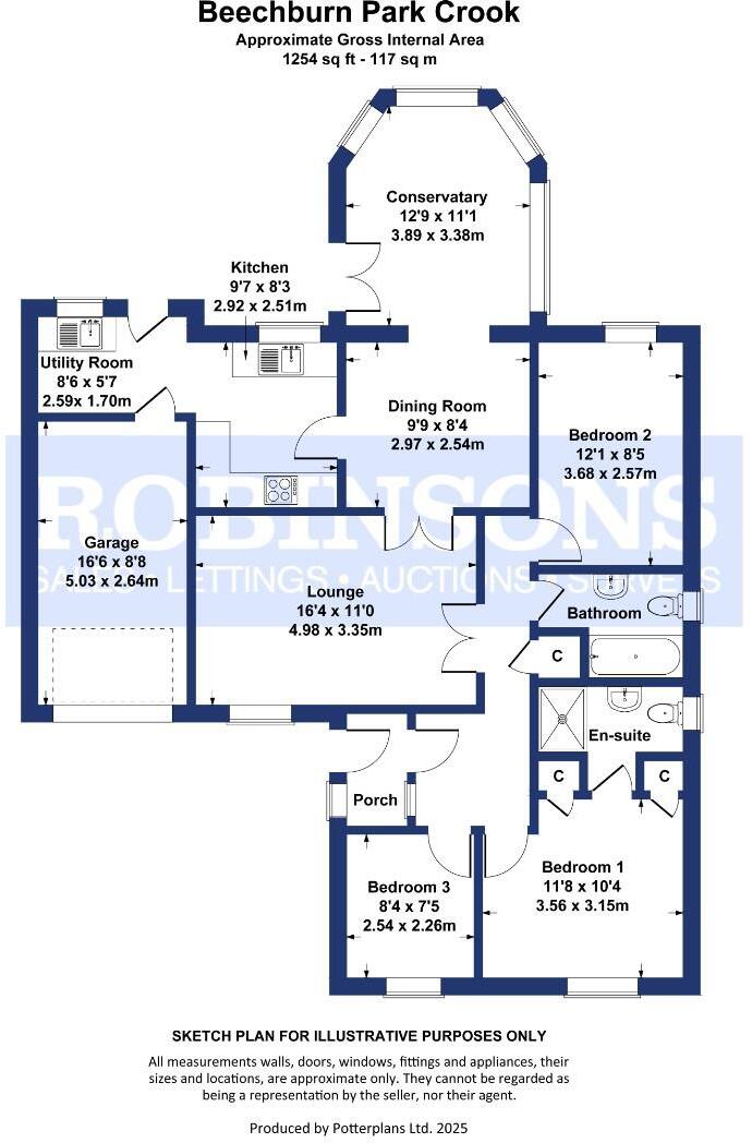 Beechburn Park, Crook floorplan