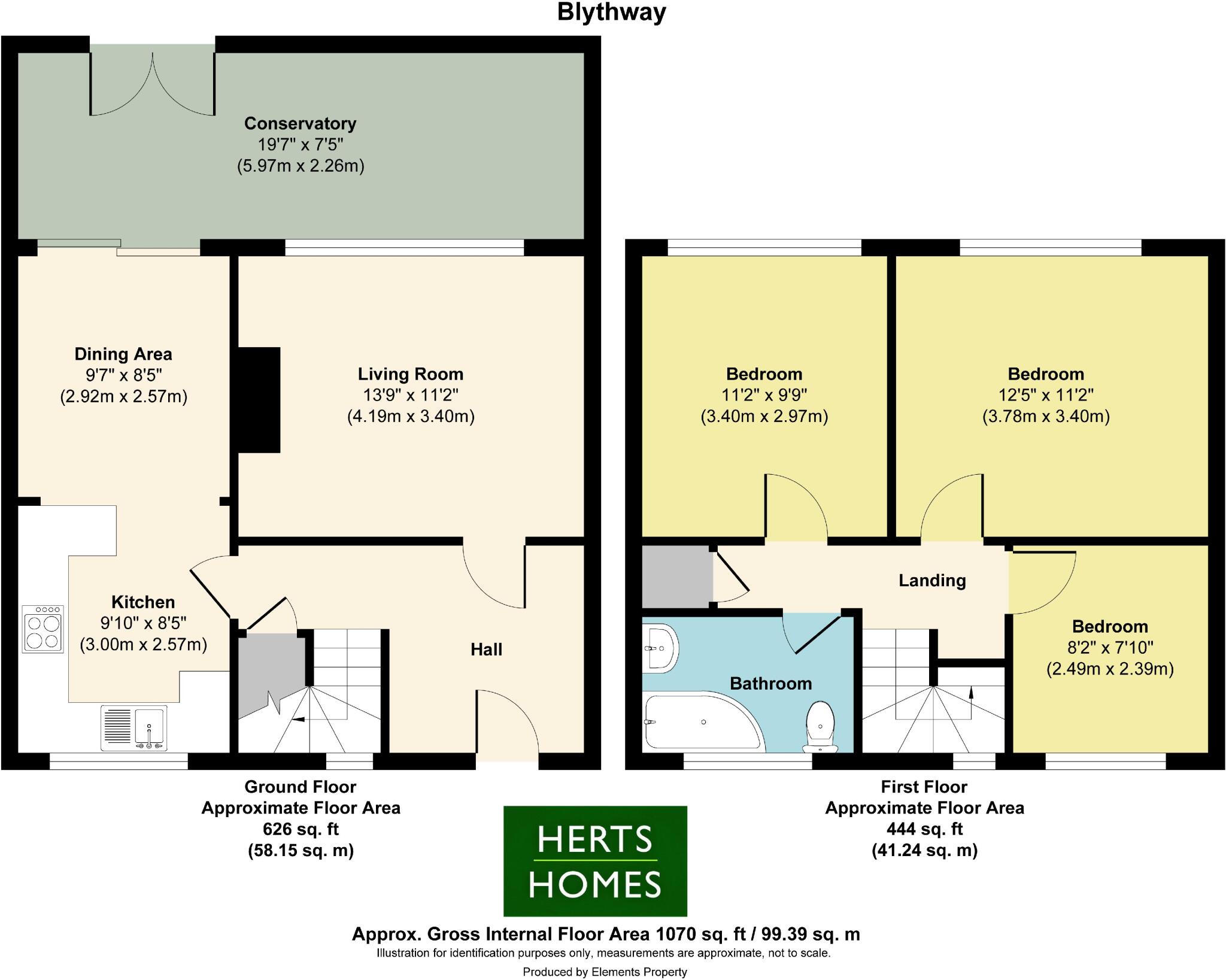 Blythway, Welwyn Garden City floorplan