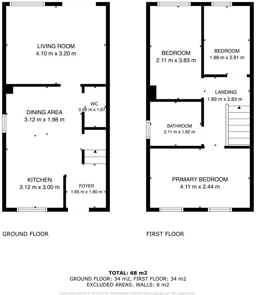 Calders Crescent, Parson Green, Sheffield floorplan