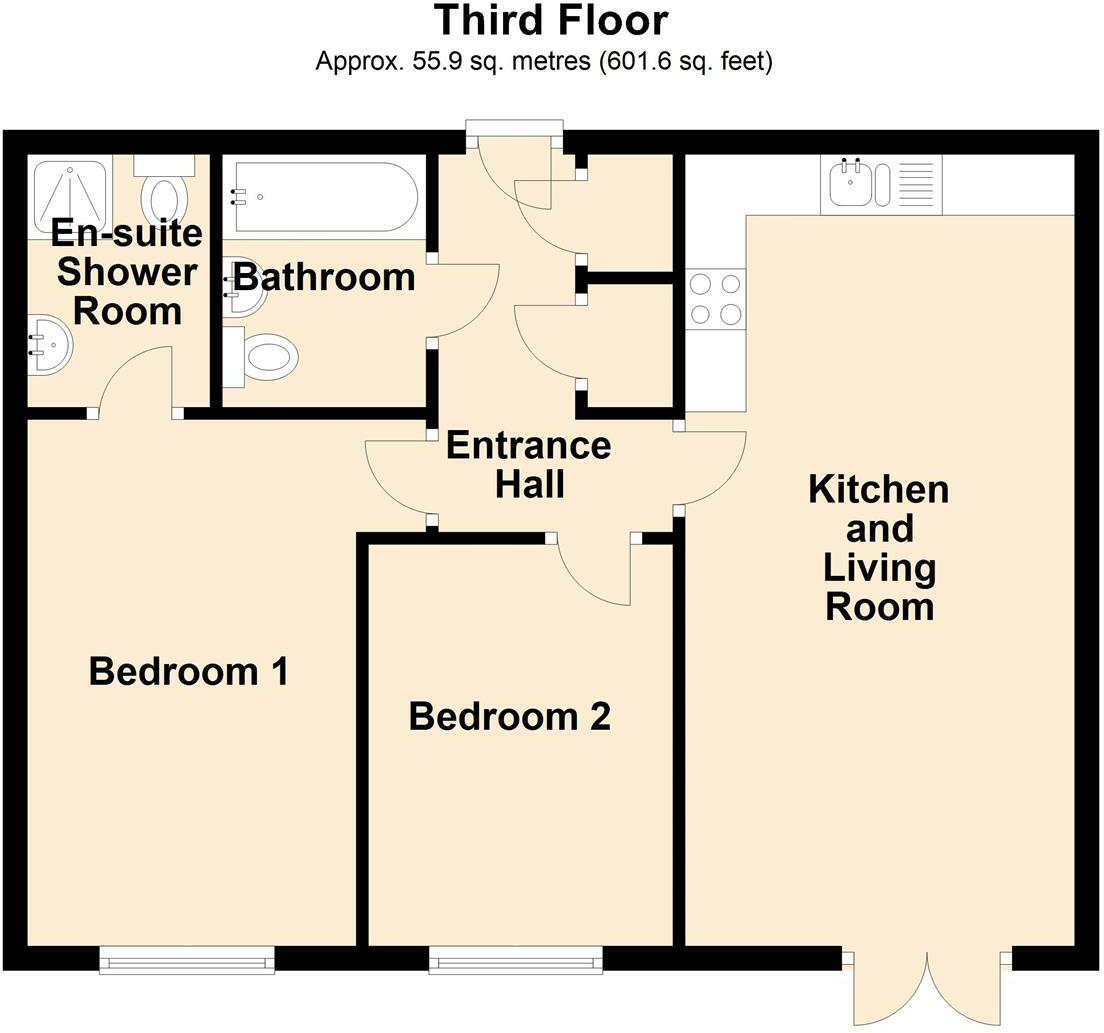 Eagles Court, Eagles Meadow, Wrexham floorplan