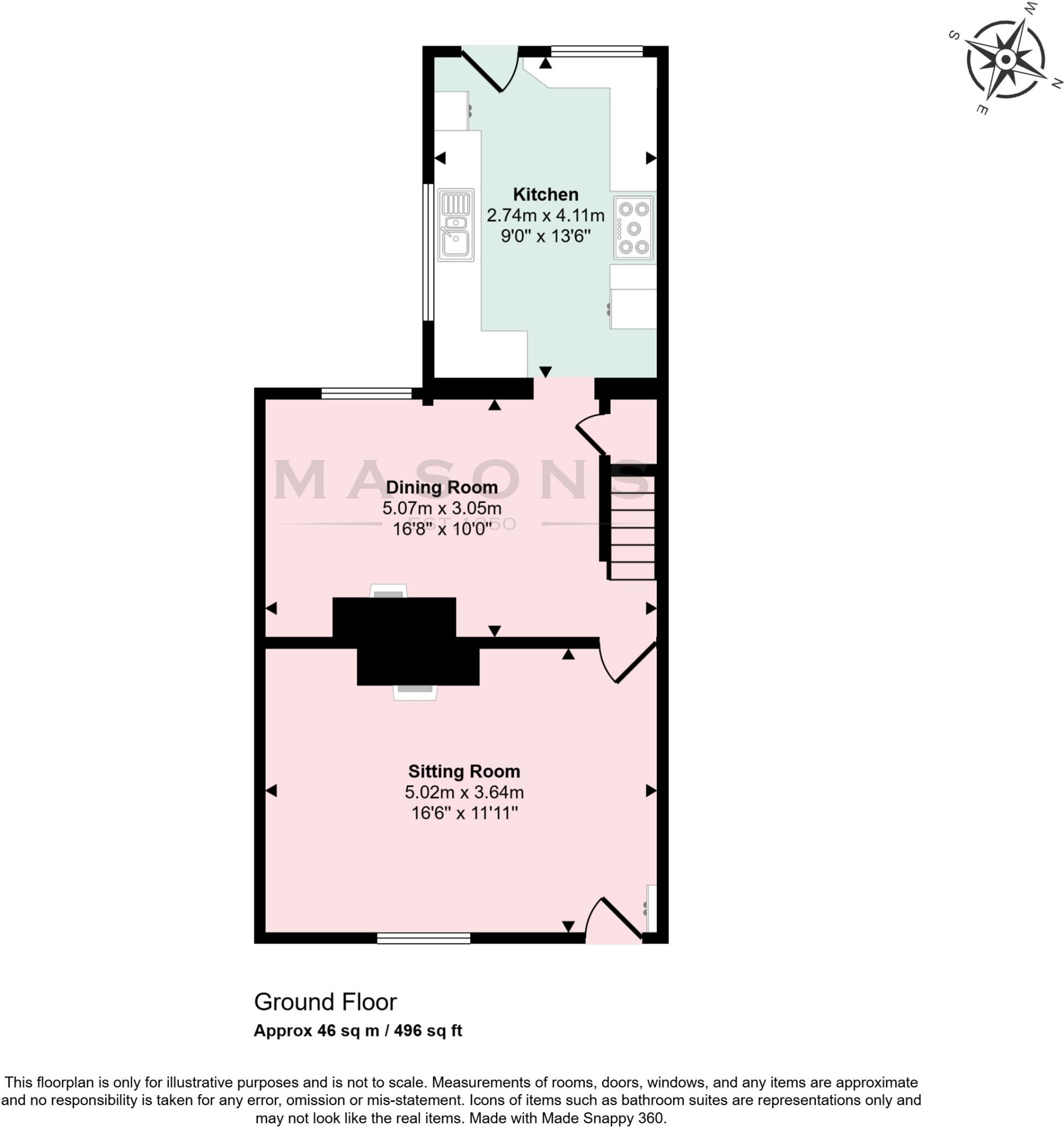 14, Trinity Lane, Louth floorplan