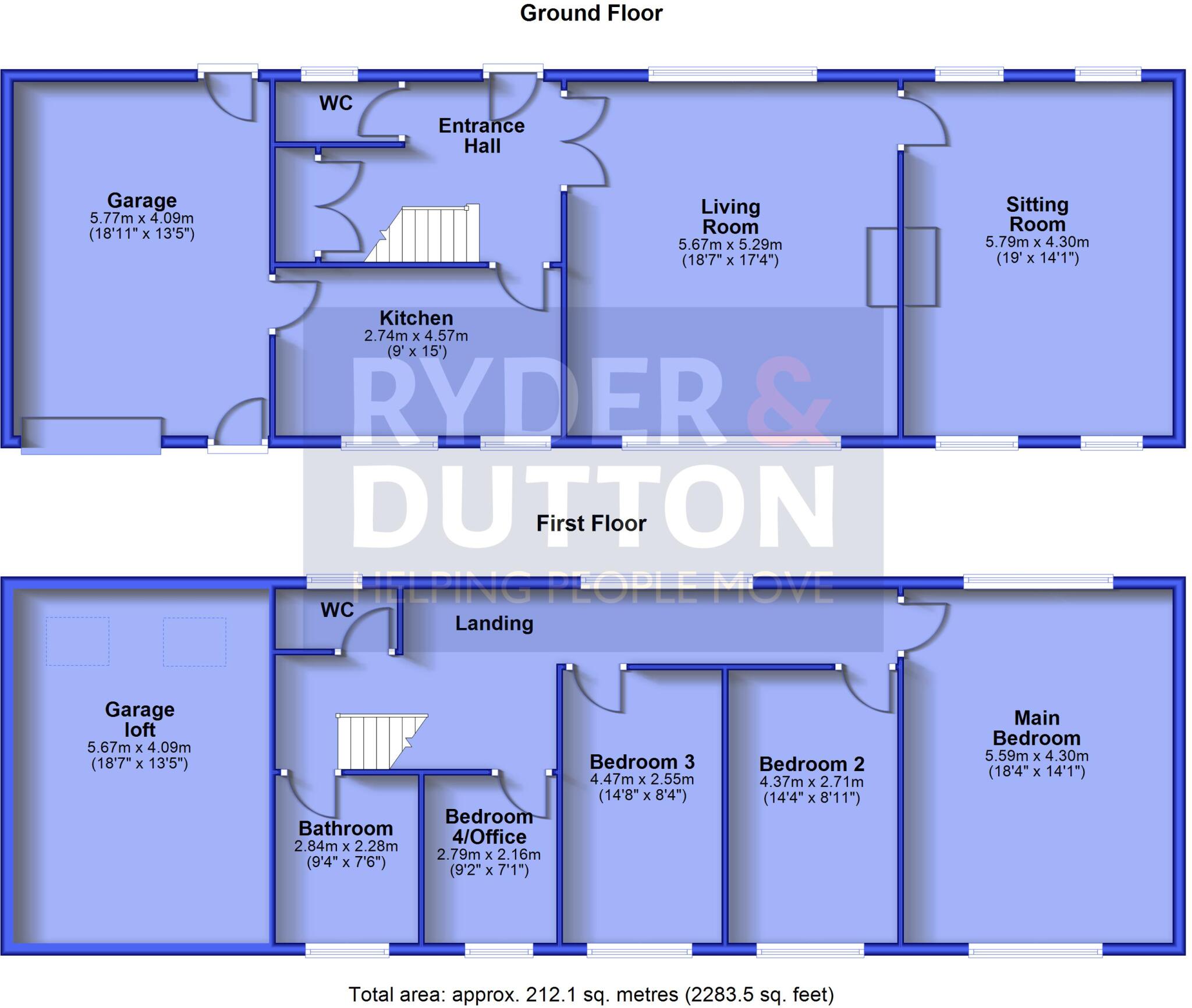 Slaithwaite, Huddersfield, West Yorkshire, HD7 floorplan