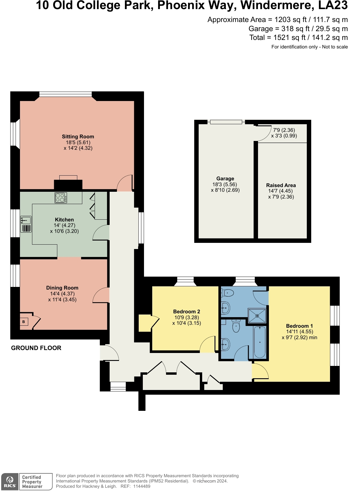 10 Old College Park, Phoenix Way, Windermere, LA23 1BZ floorplan