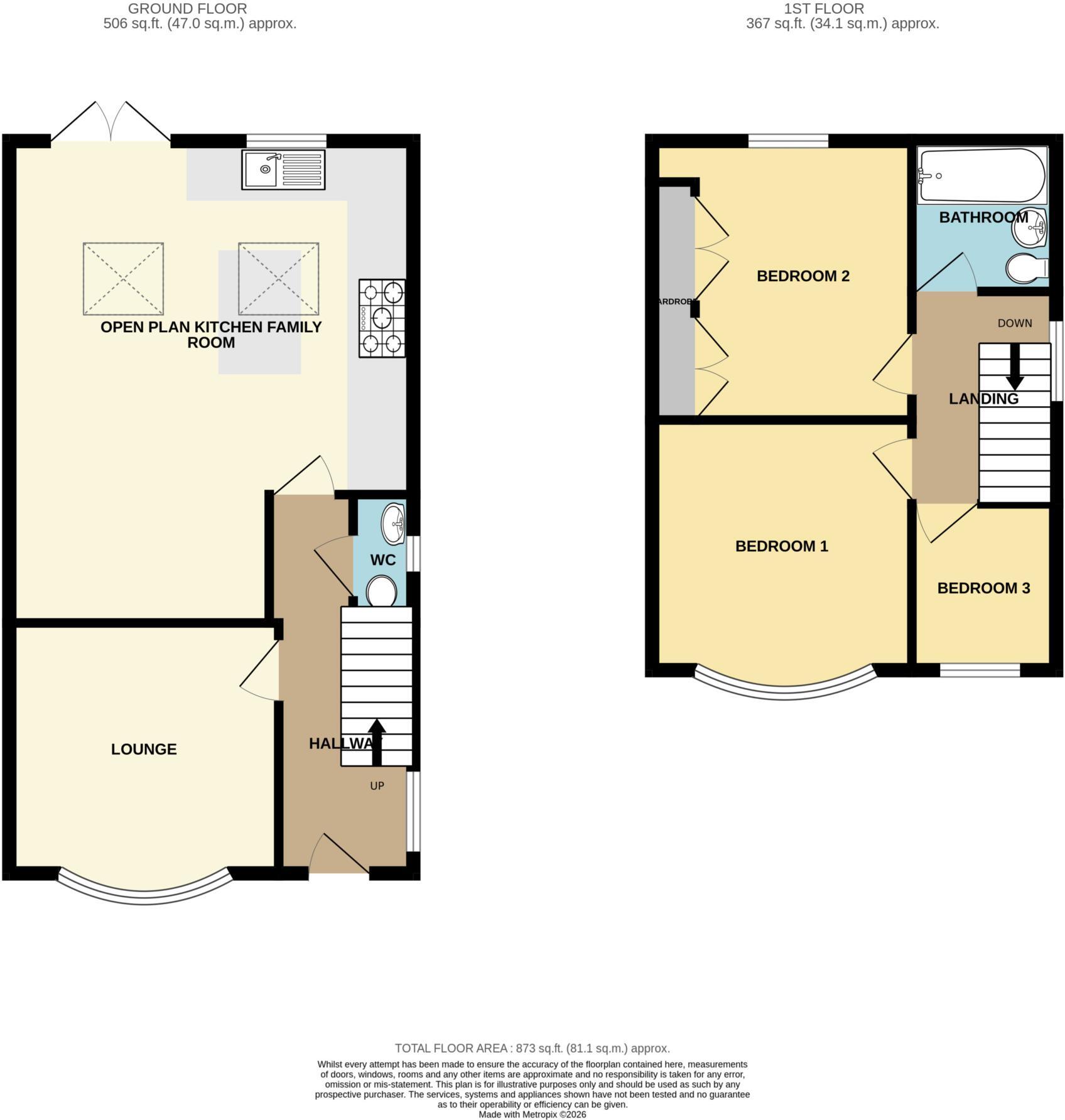 Queenswood Avenue, Bebington floorplan