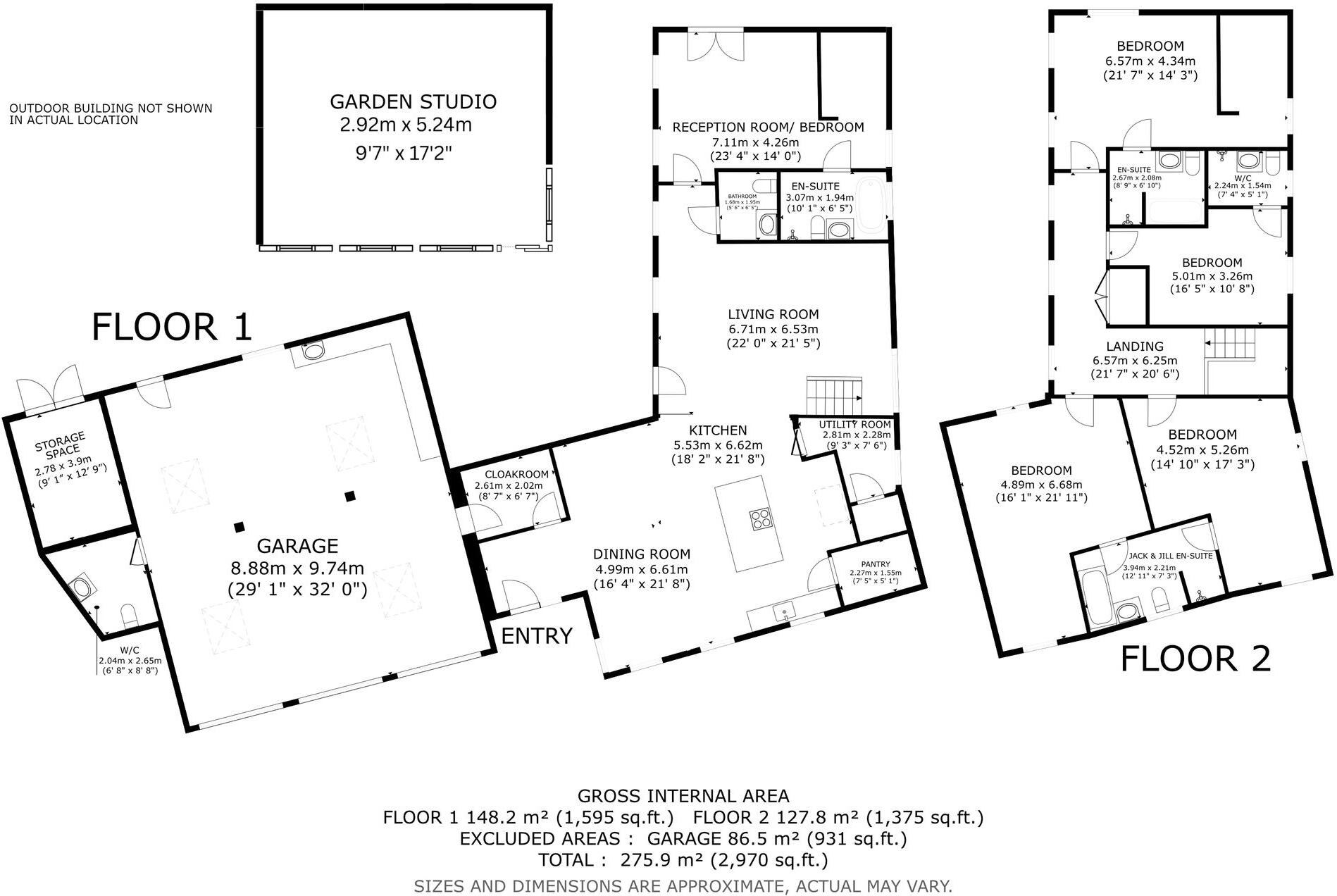 Wood Lane, Longworth, OX13 floorplan