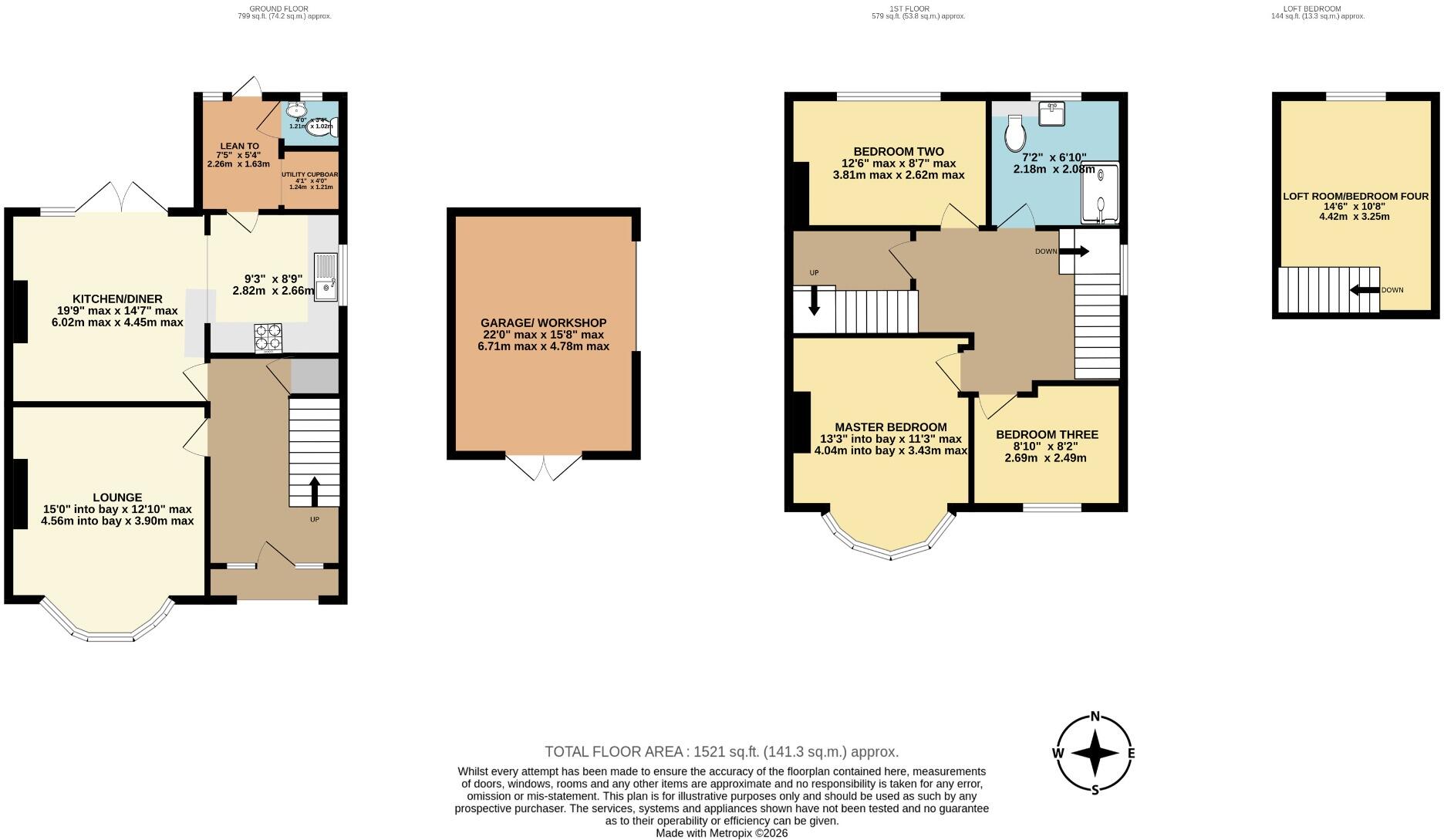 Guide Price £400,000 - £425,000! Sholing! No Chain! Stunning Garden! floorplan
