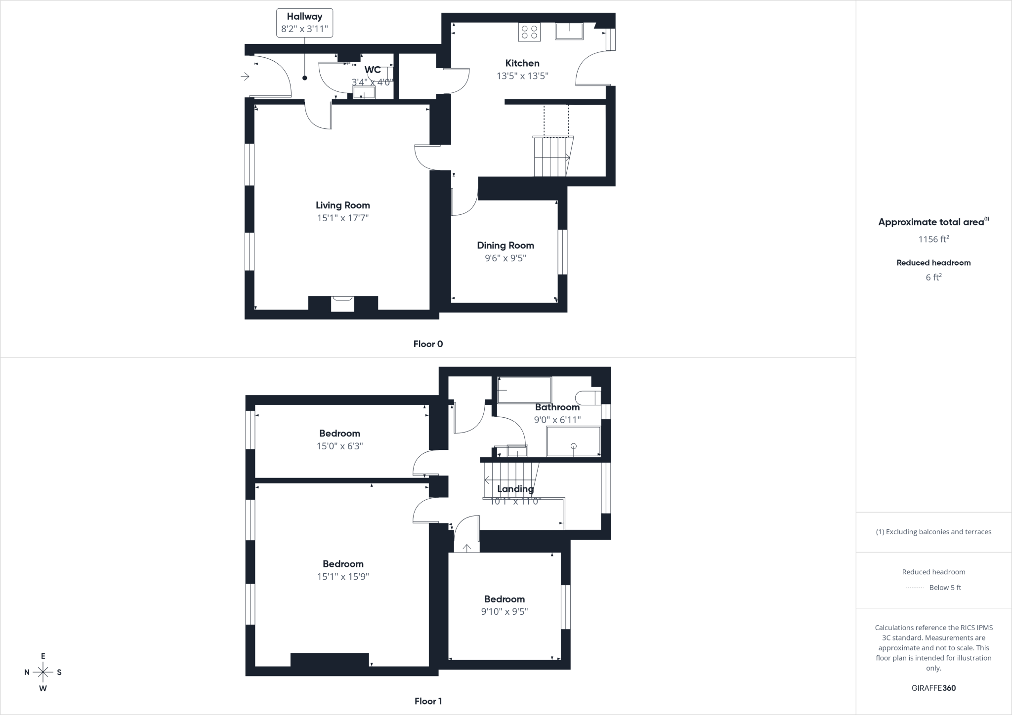 East Green, West Auckland, Bishop Auckland, Durham, DL14 floorplan