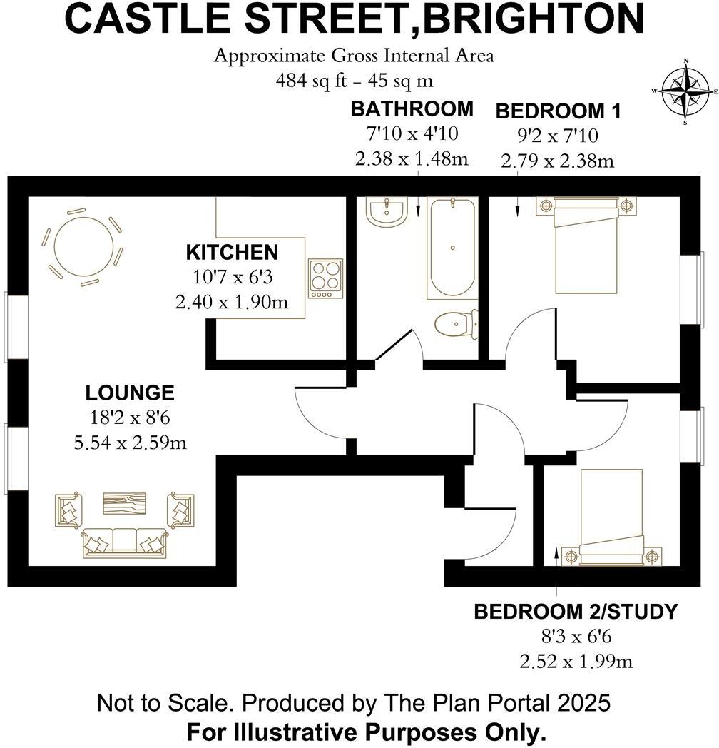 Castle Street, Brighton floorplan
