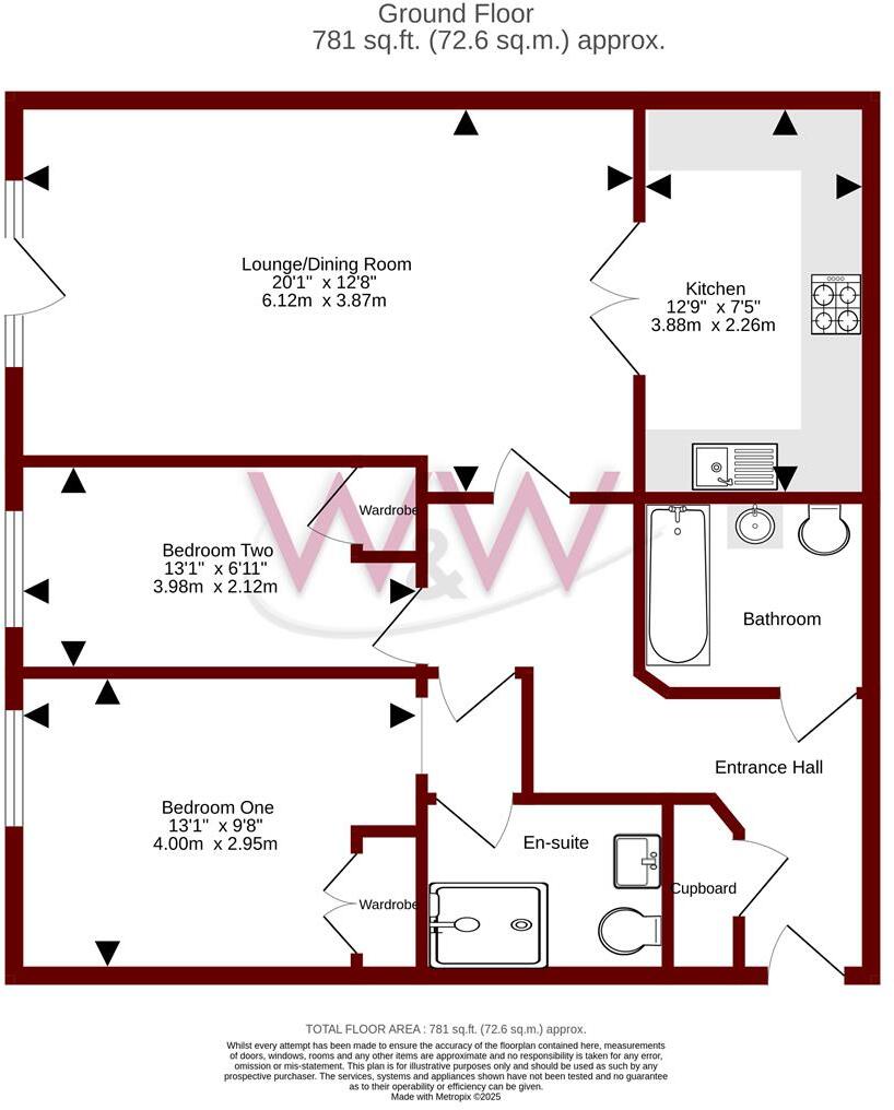Foxfield, 82 Botley Road, Park Gate, Southampton floorplan
