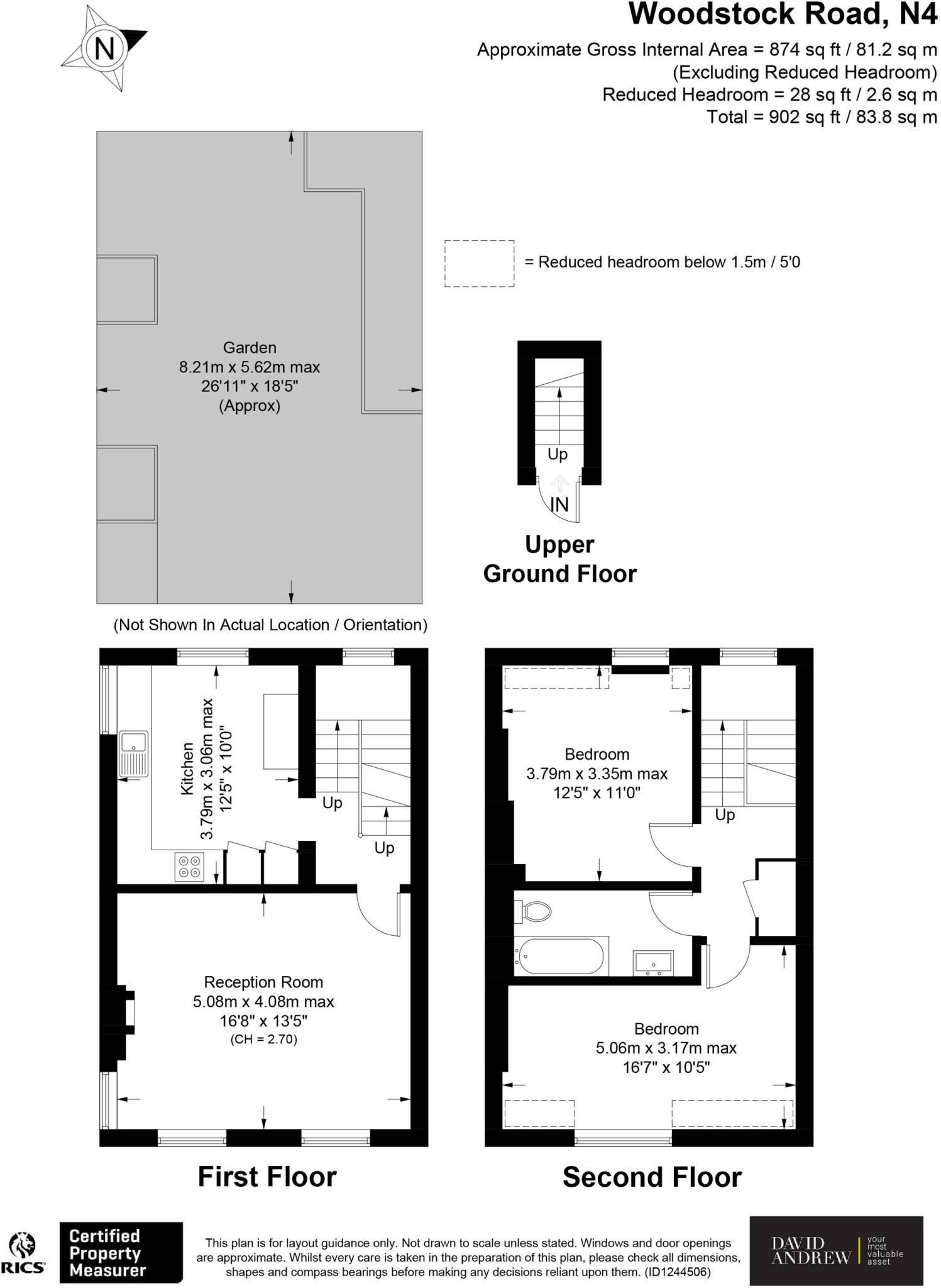 Woodstock Road, N4 3EX floorplan