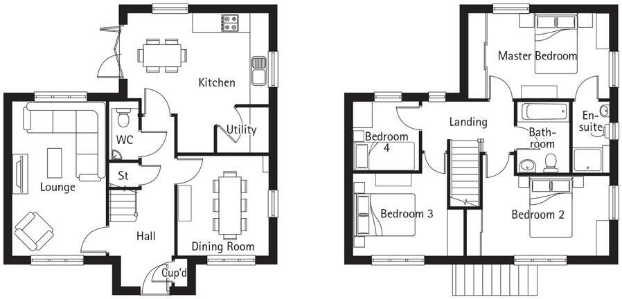 Plot 95, Elder Brook Park, Neasham Road, Darlington, DL2 1DL. floorplan