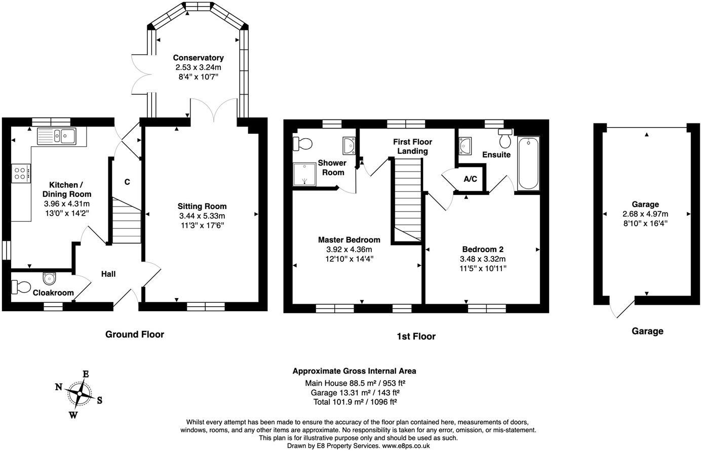 Glissard Way, Bradwell Village, Nr Burford floorplan