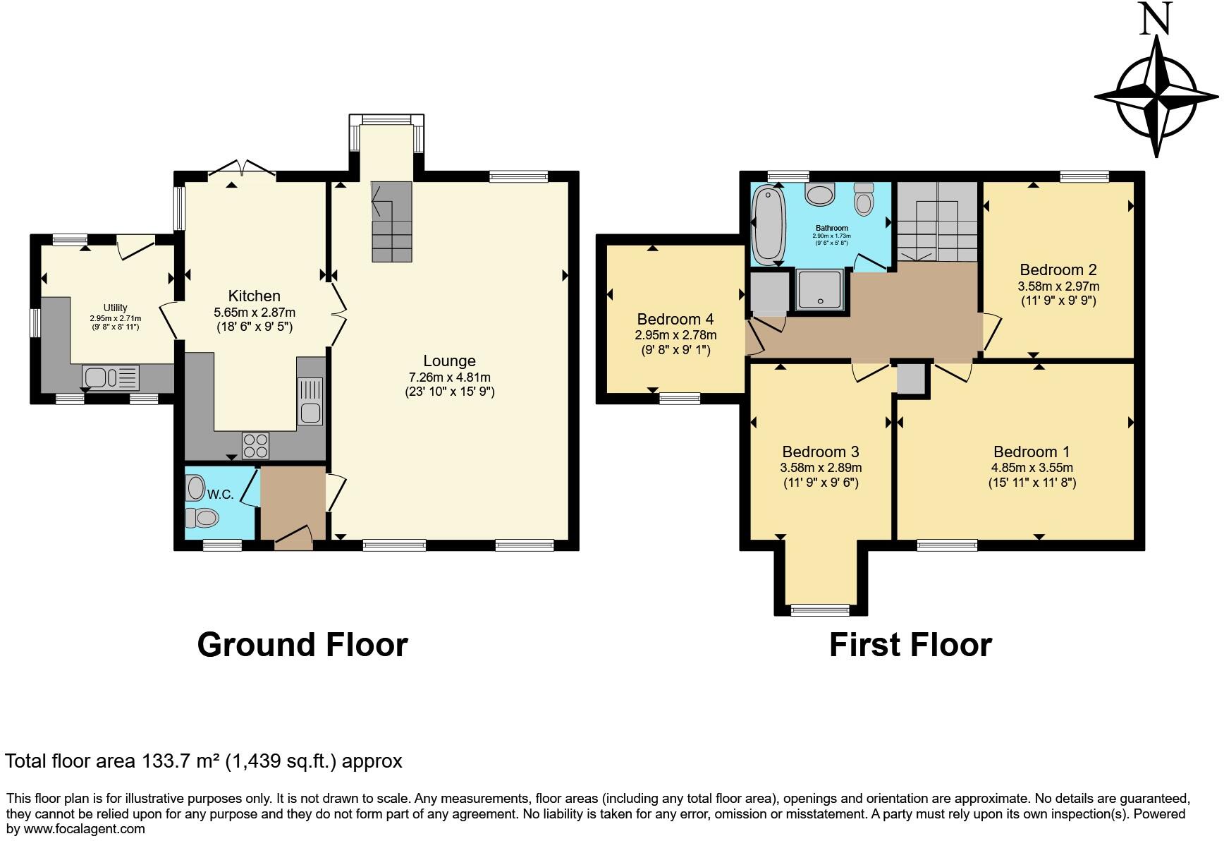Piddinghoe Mead, Newhaven, BN9 floorplan