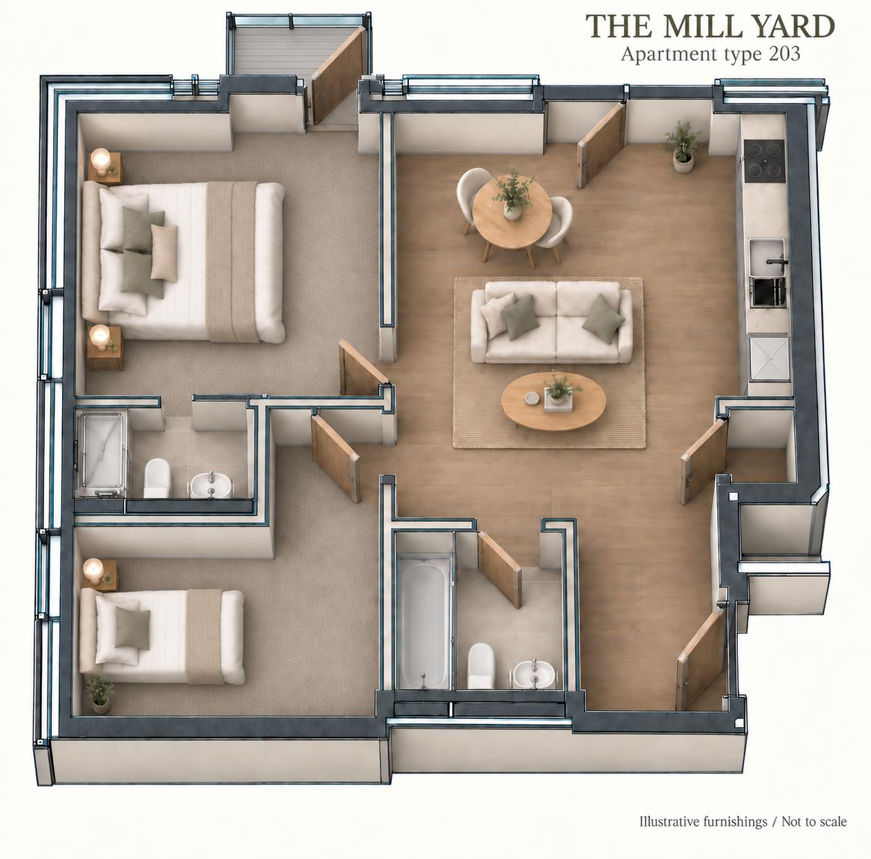 303 Engine House, Fletton Quays, Peterborough floorplan