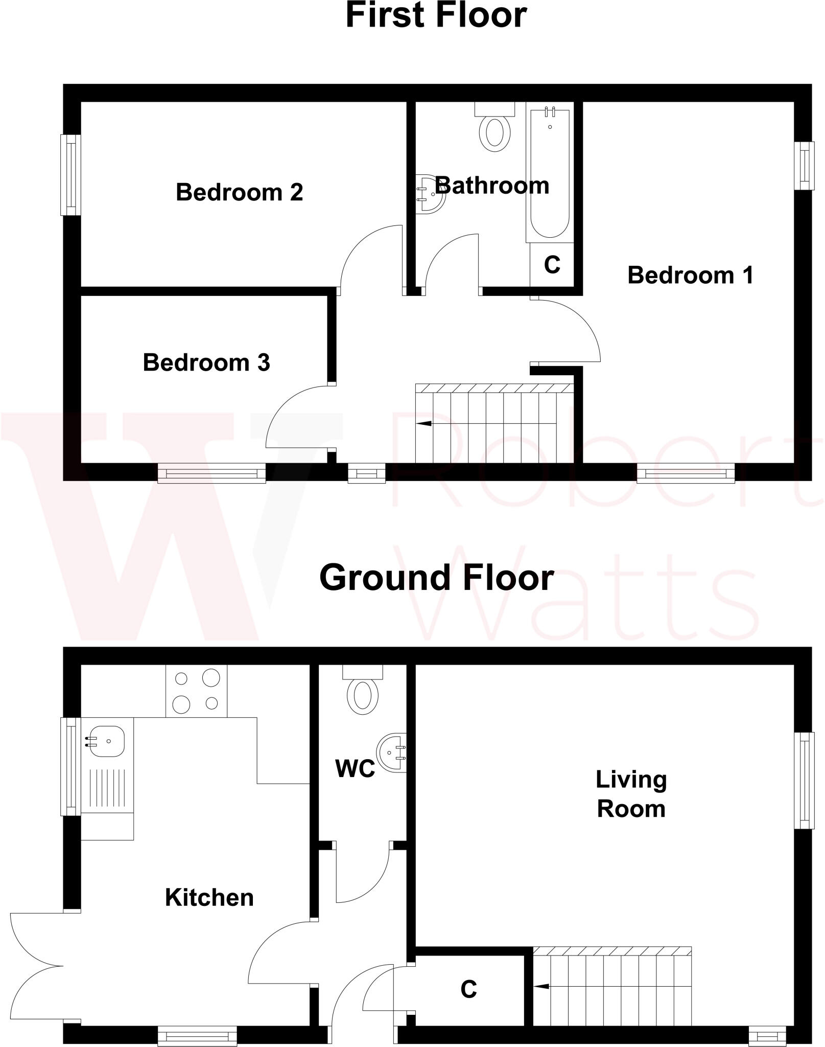 St. Lukes Vale, Tyersal, Bradford, BD4 floorplan