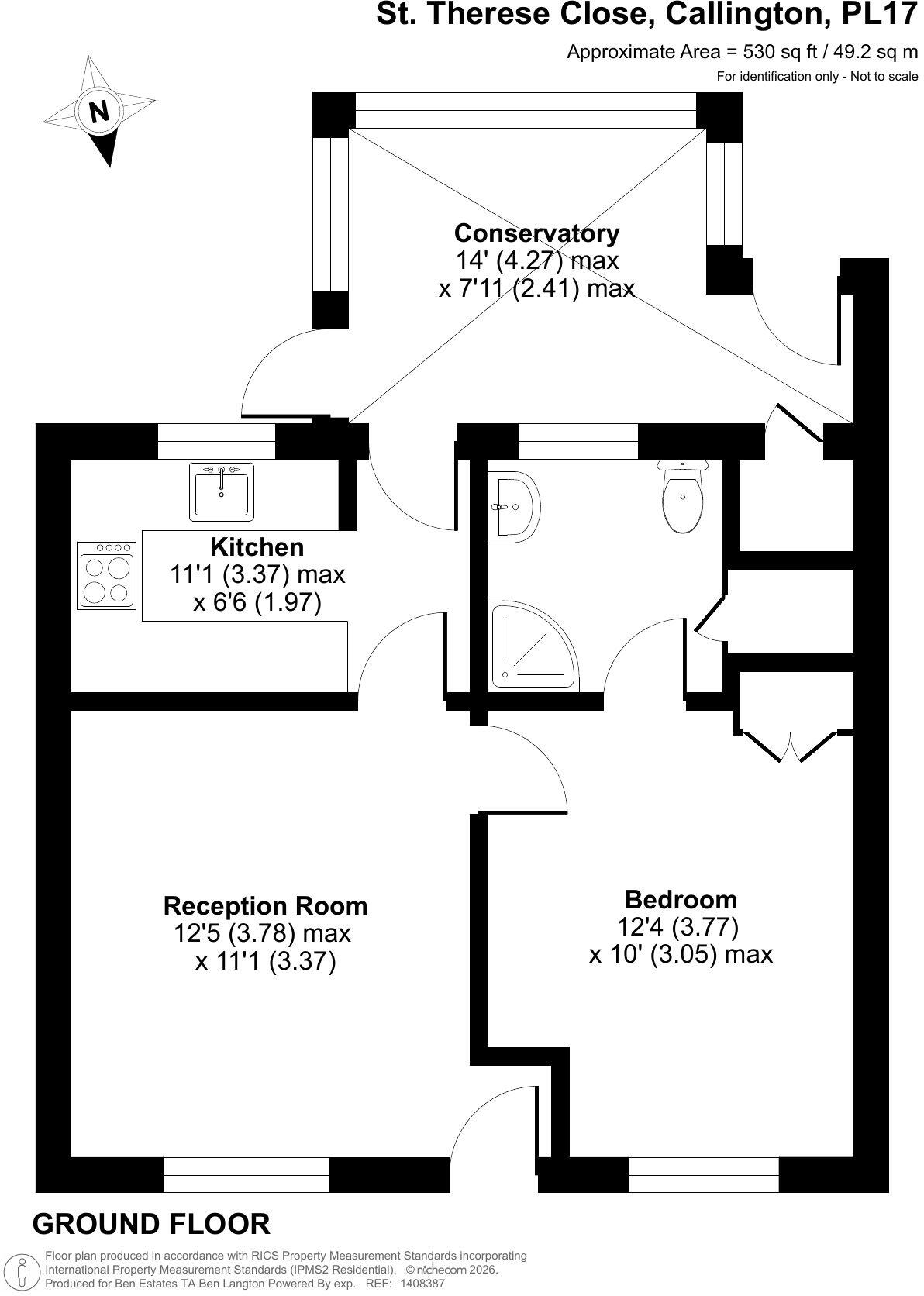 St. Therese Close, Callington, PL17 floorplan